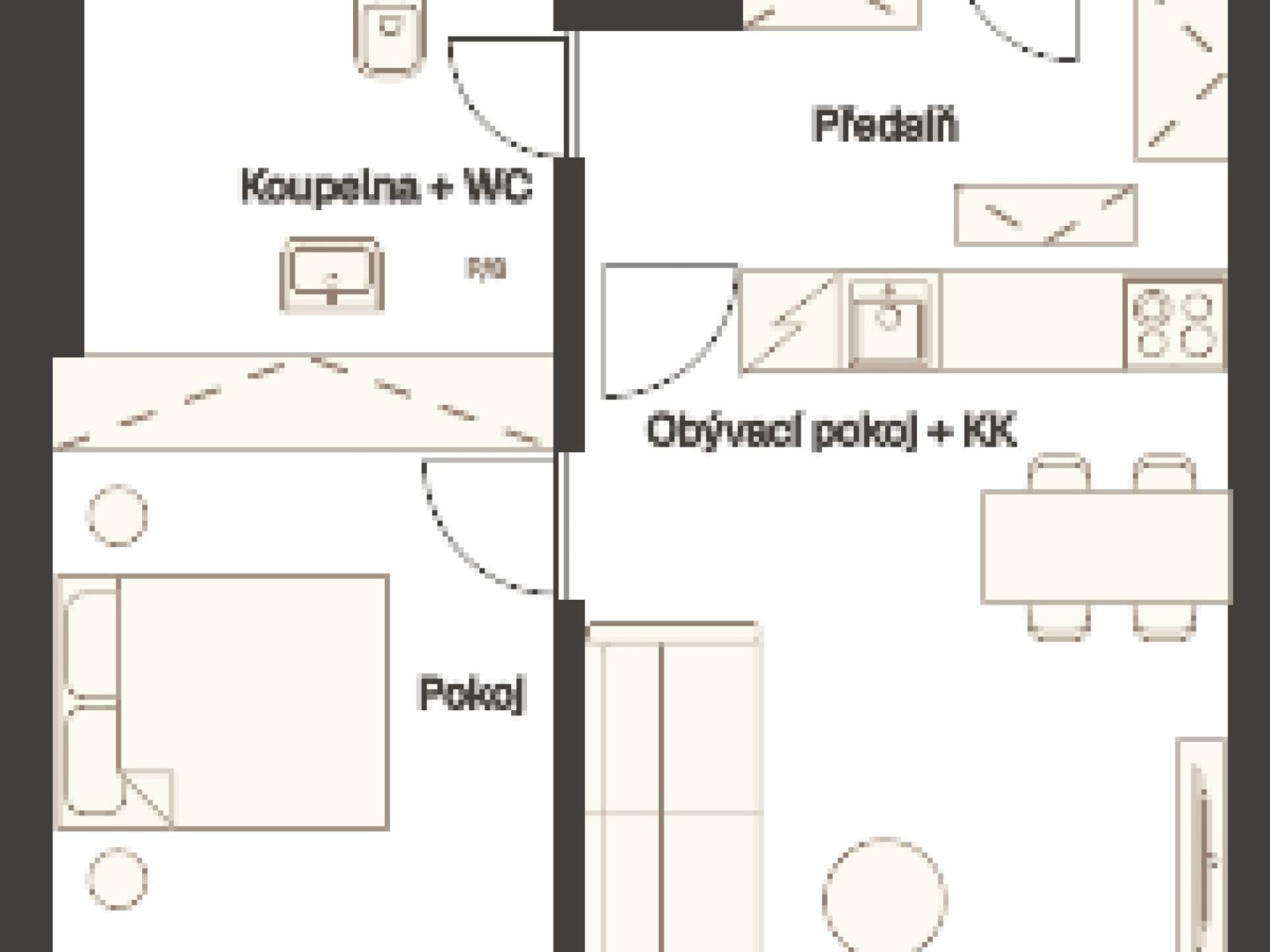 Pronájem bytu 2+kk 43 m², Praha – náhled fotky 12