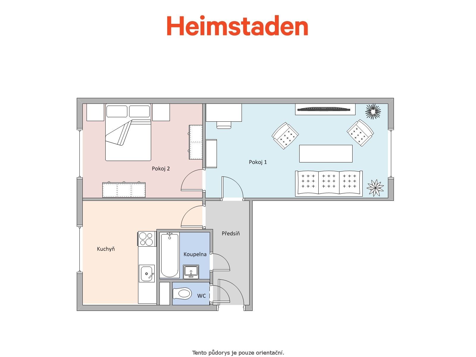 Pronájem bytu 2+1 49 m², Orlová – náhled fotky 13