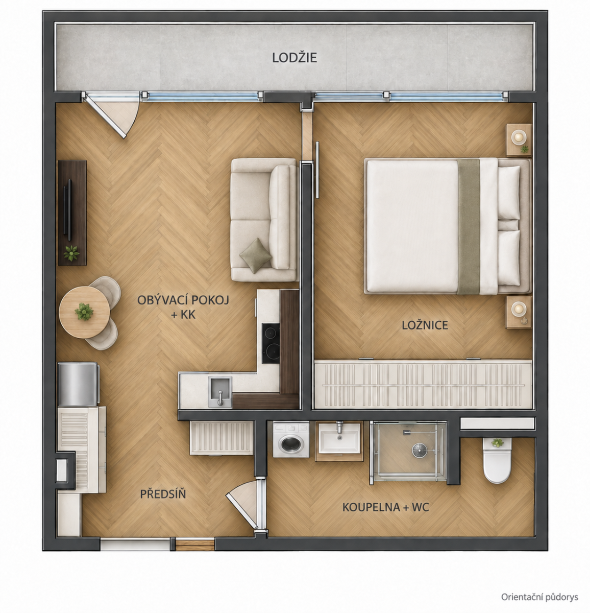 Prodej bytu 2+kk 40 m², Praha – náhled fotky 19