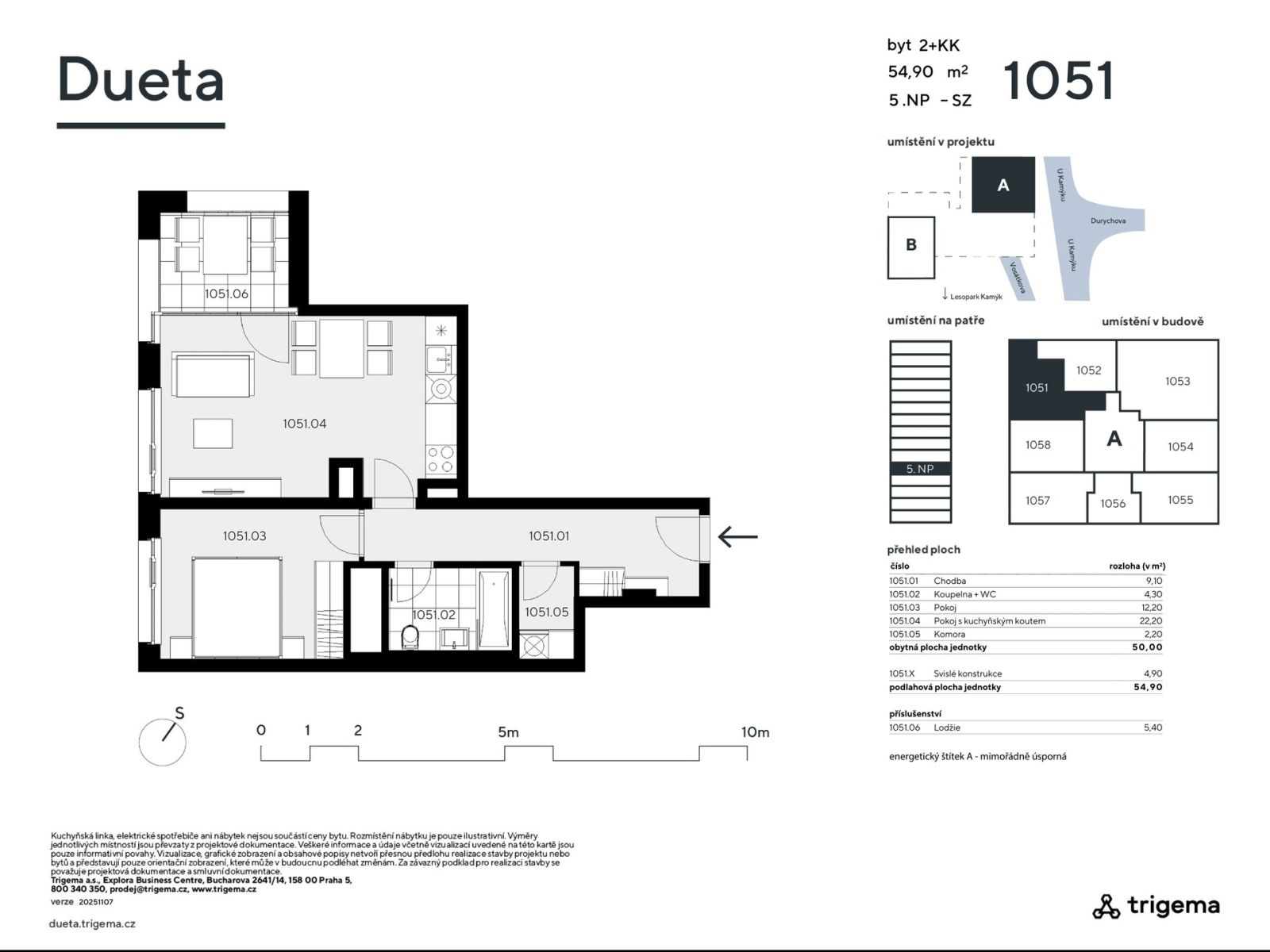 Prodej bytu 2+kk 50 m², Praha – náhled fotky 3