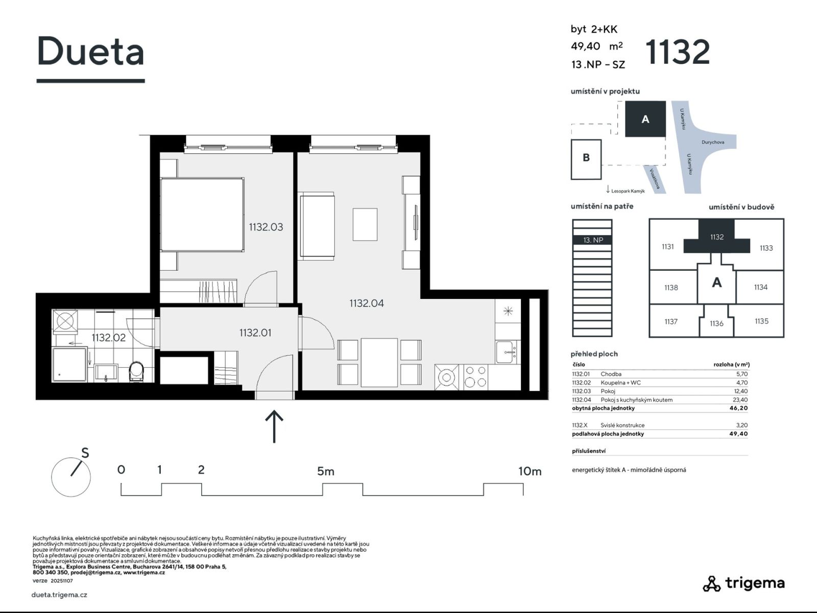 Prodej bytu 2+kk 46 m², Praha – náhled fotky 3