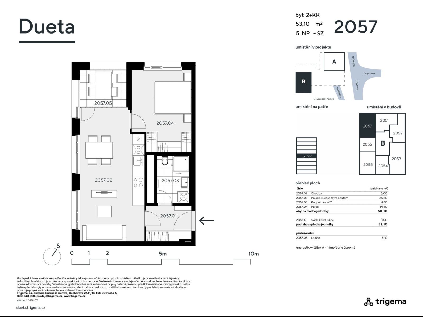 Prodej bytu 2+kk 50 m², Praha – náhled fotky 3