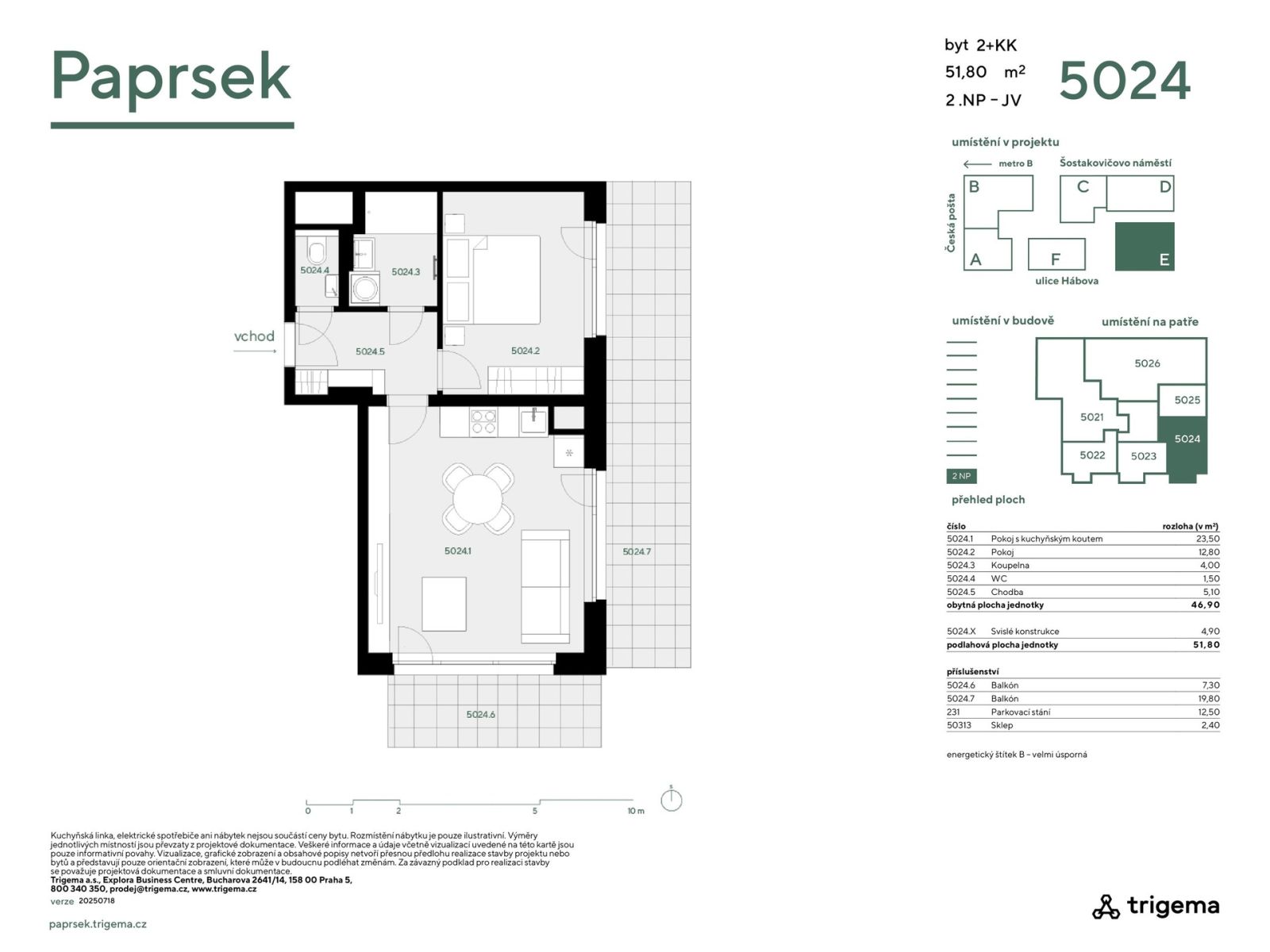 Prodej bytu 2+kk 47 m², Praha – náhled fotky 3