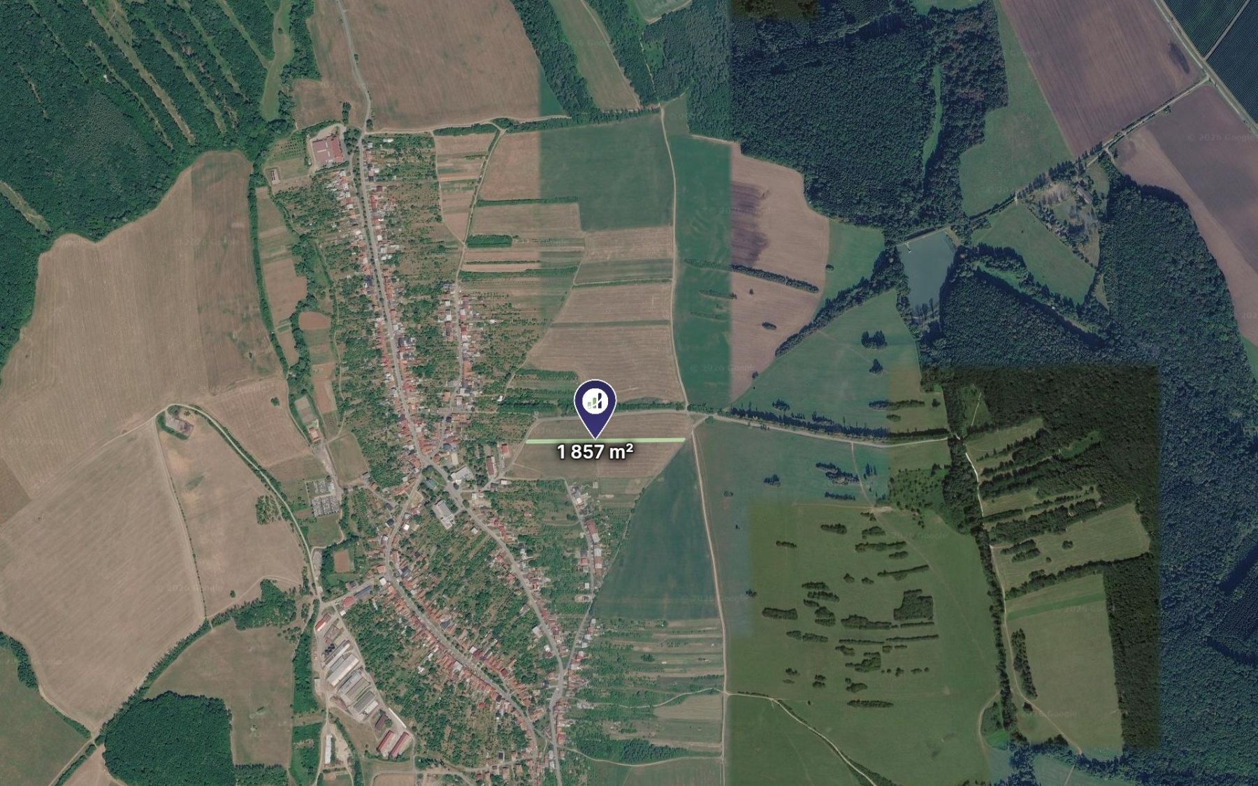 Prodej pozemku, Korytná – náhled fotky 2