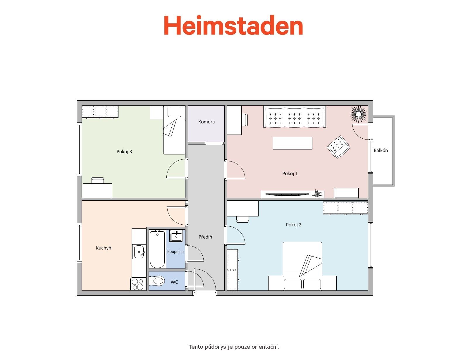 Pronájem bytu 3+1 76 m², Orlová – náhled fotky 15