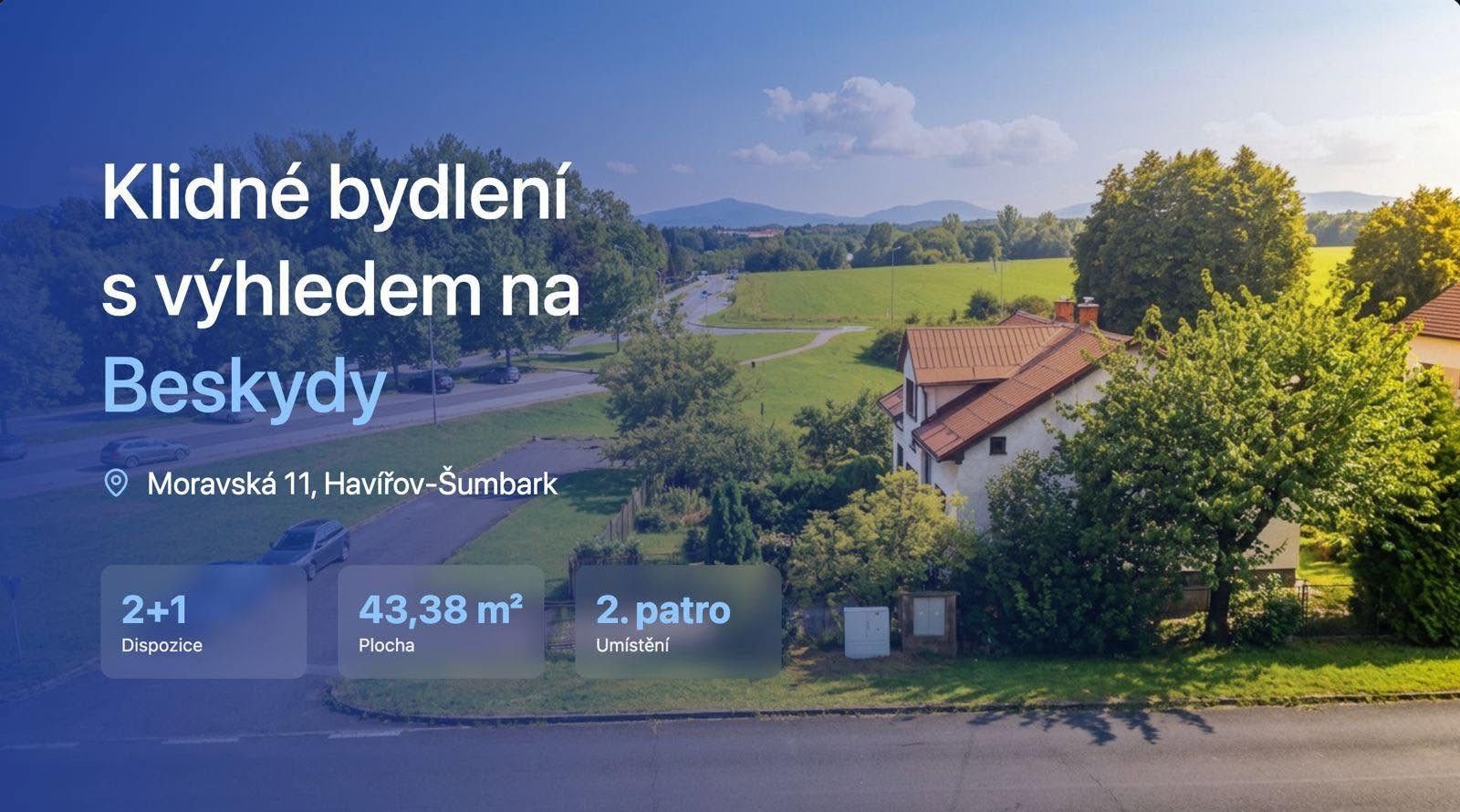Prodej bytu 2+1 43 m², Moravská, Havířov – Šumbark, okres Karviná
