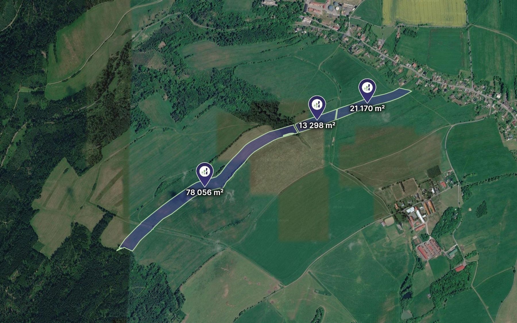 Prodej pozemku 133.275 m²