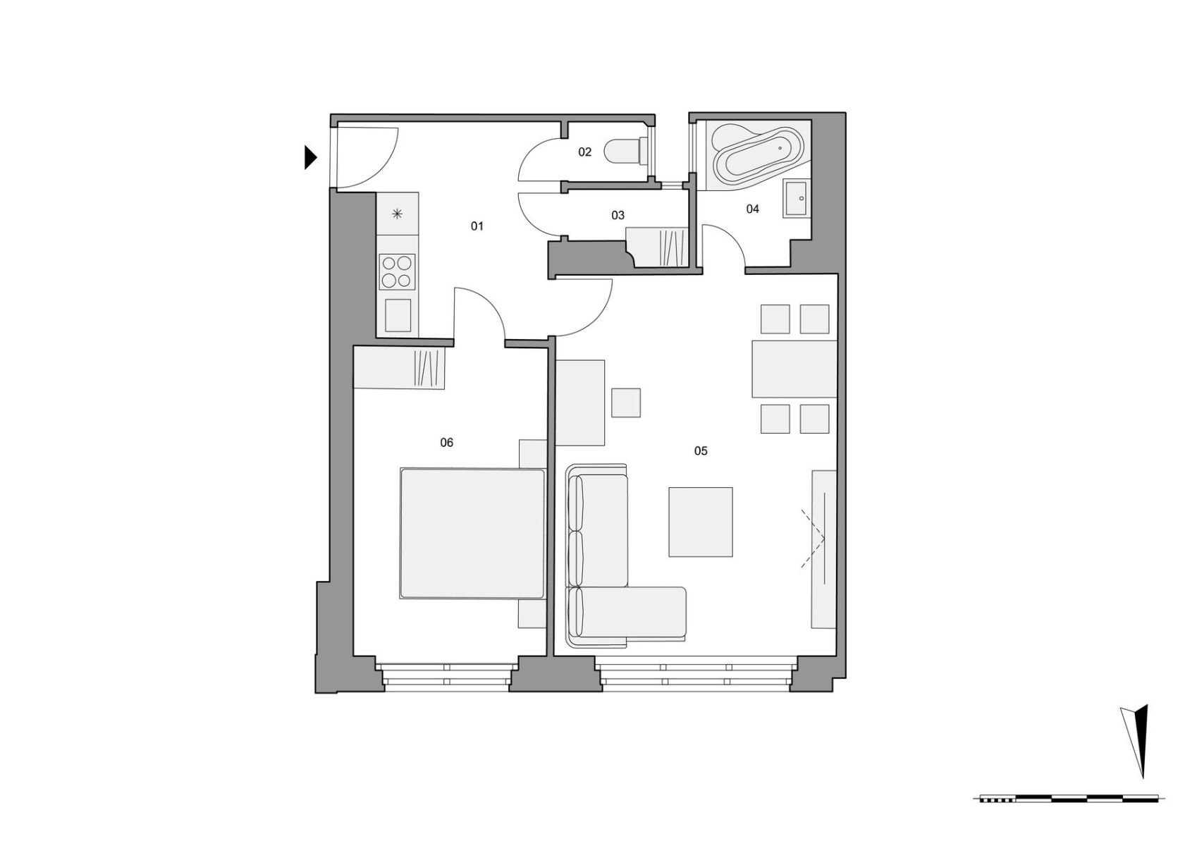 Prodej bytu 2+kk 50 m², Praha – náhled fotky 8