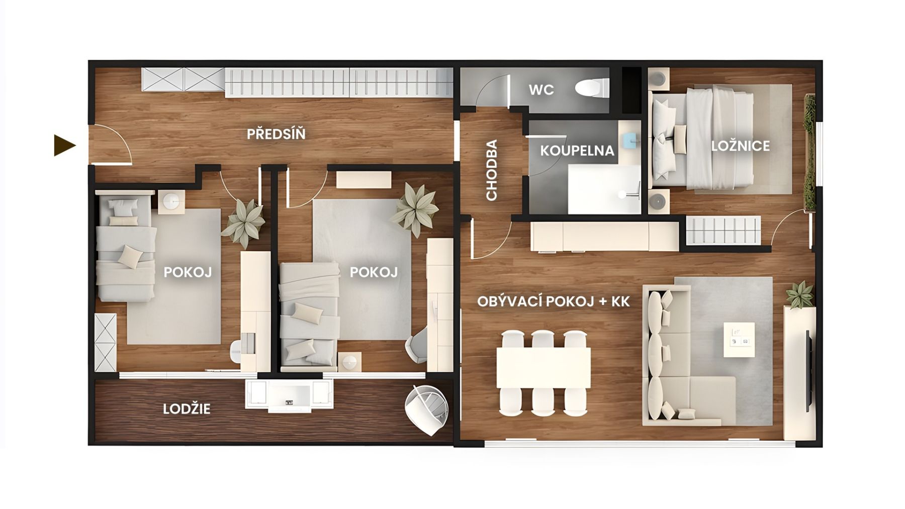 Prodej bytu 4+kk 67 m², Praha – náhled fotky 14