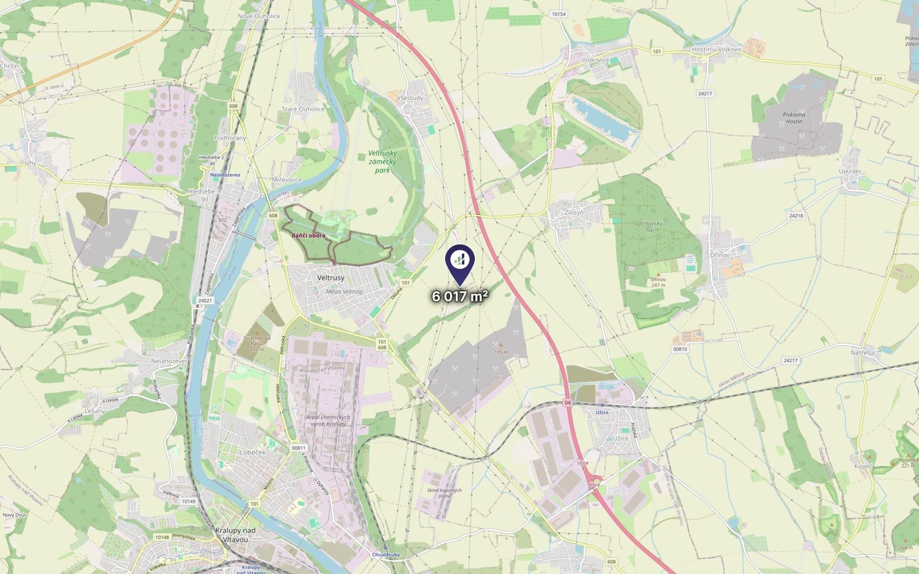 Prodej pozemku, Veltrusy – náhled fotky 3
