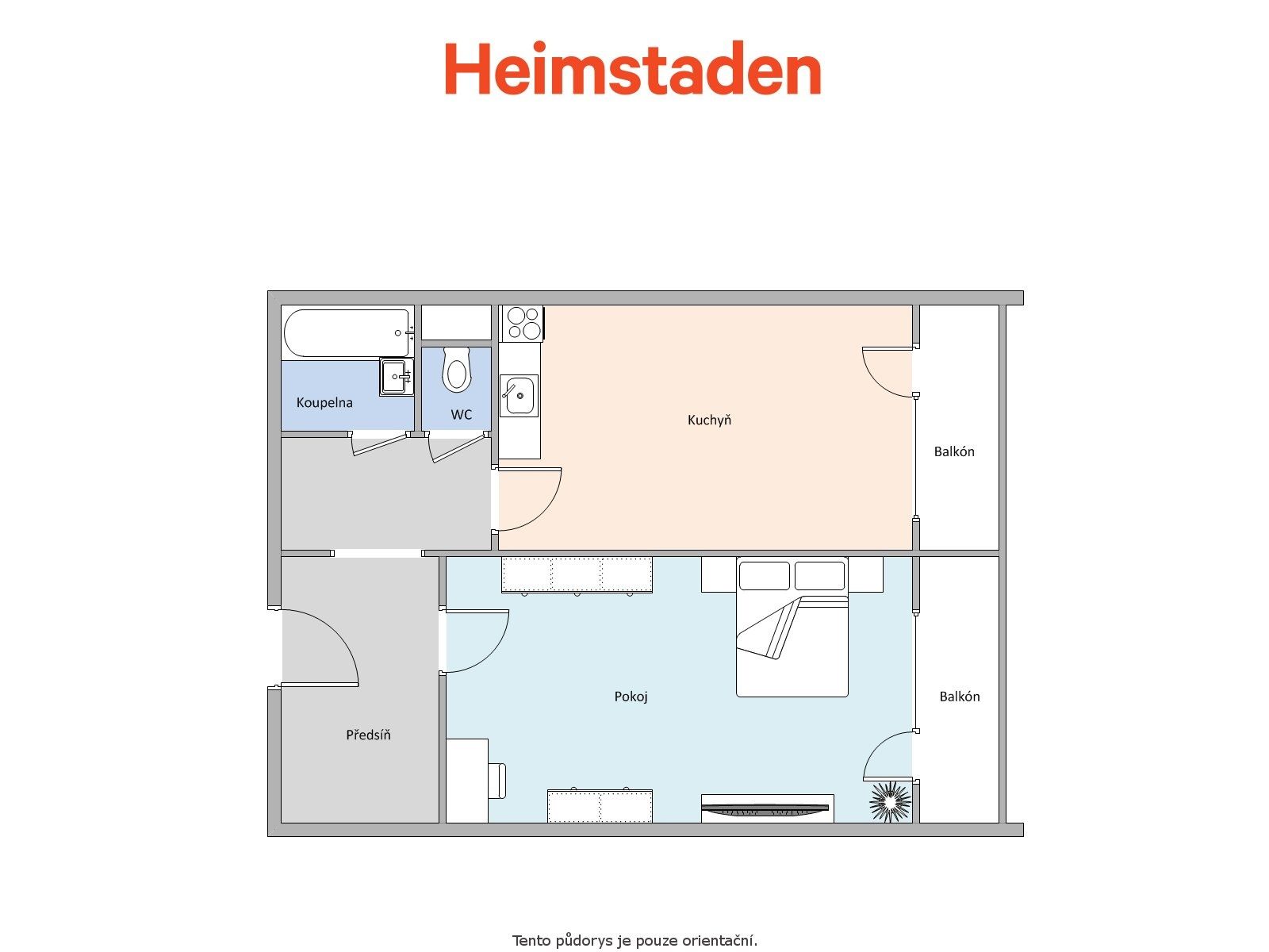 Pronájem bytu 1+1 47 m², Orlová – náhled fotky 9
