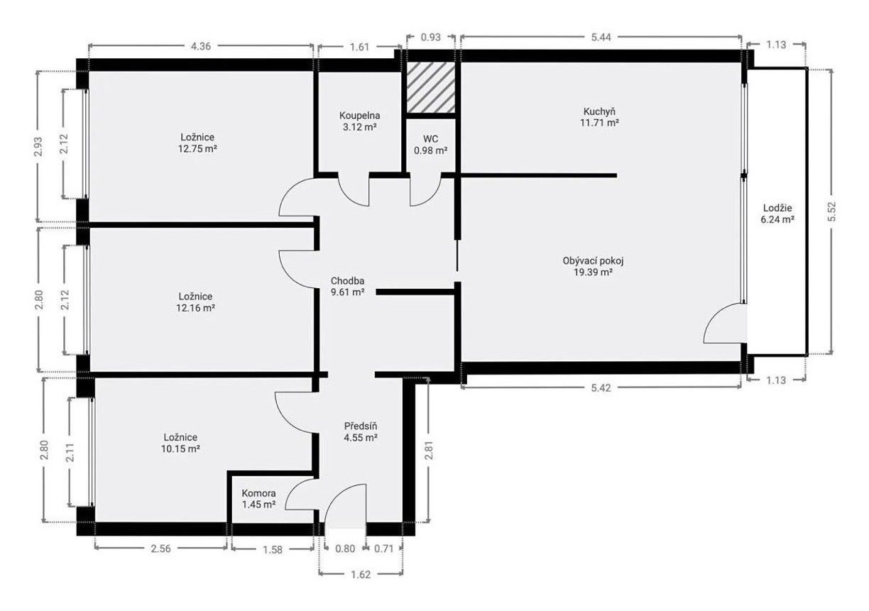 Pronájem bytu 4+kk 100 m², Praha – náhled fotky 9