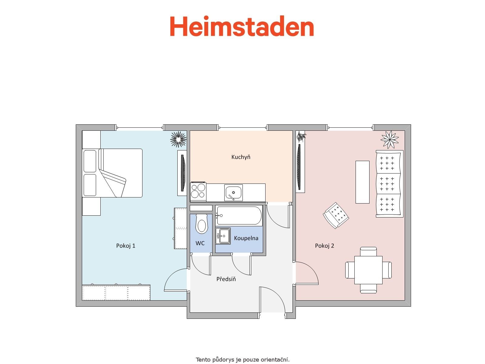 Pronájem bytu 2+1 53 m², Orlová – náhled fotky 13