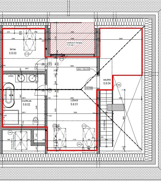Pronájem bytu 2+kk 52 m², Praha – náhled fotky 9