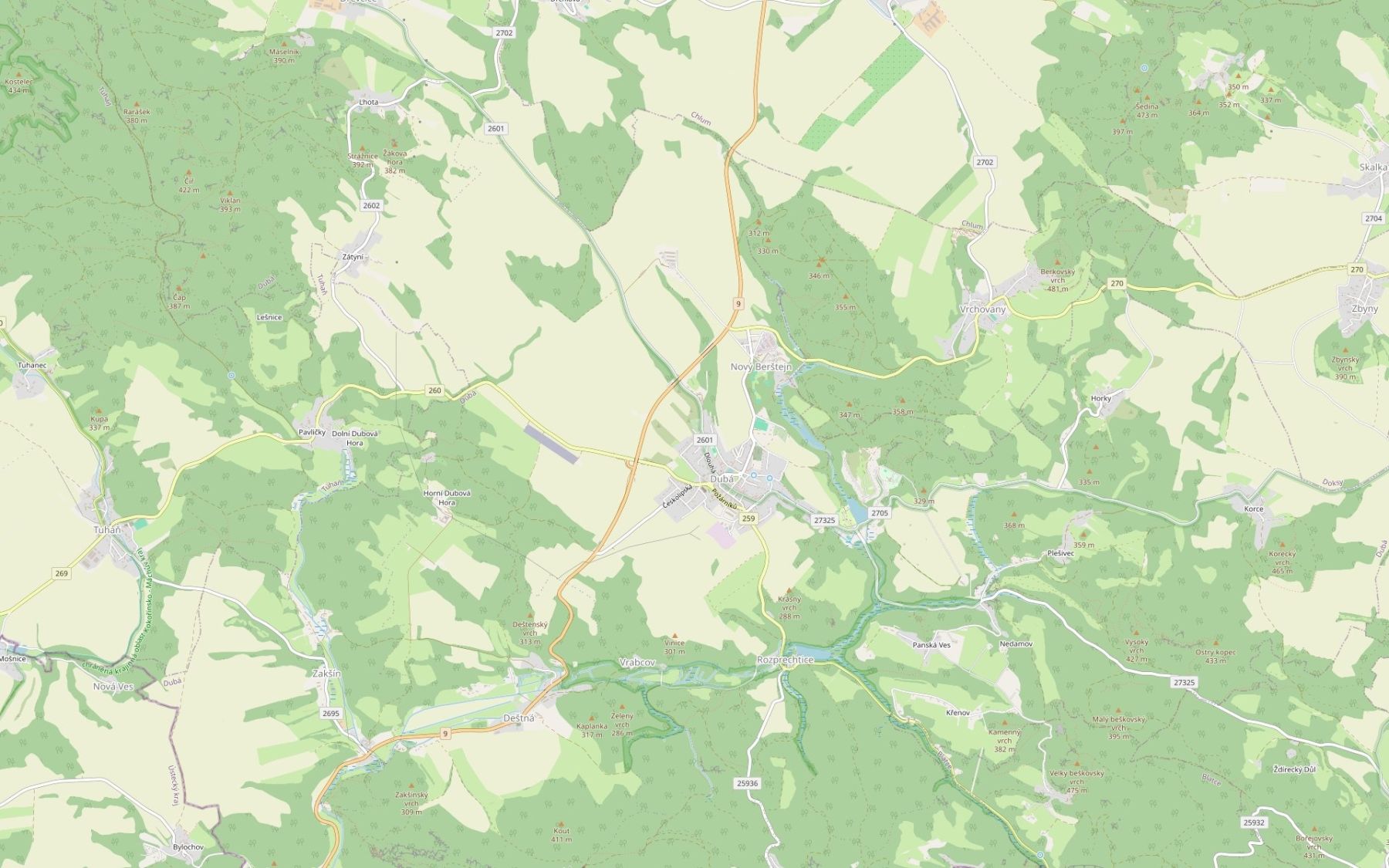 Prodej pozemku, Dubá – náhled fotky 3