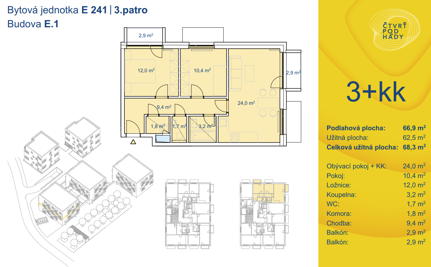 Pronájem bytu 3+kk 67 m², Brno – náhled fotky 9