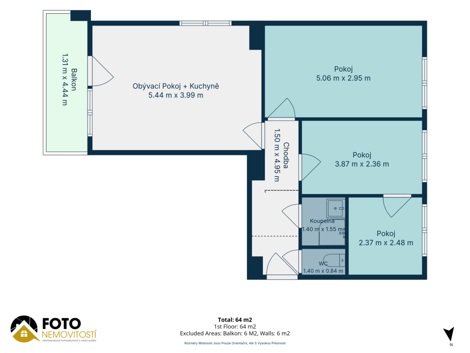 Prodej bytu 4+kk 72 m², Praha – náhled fotky 20