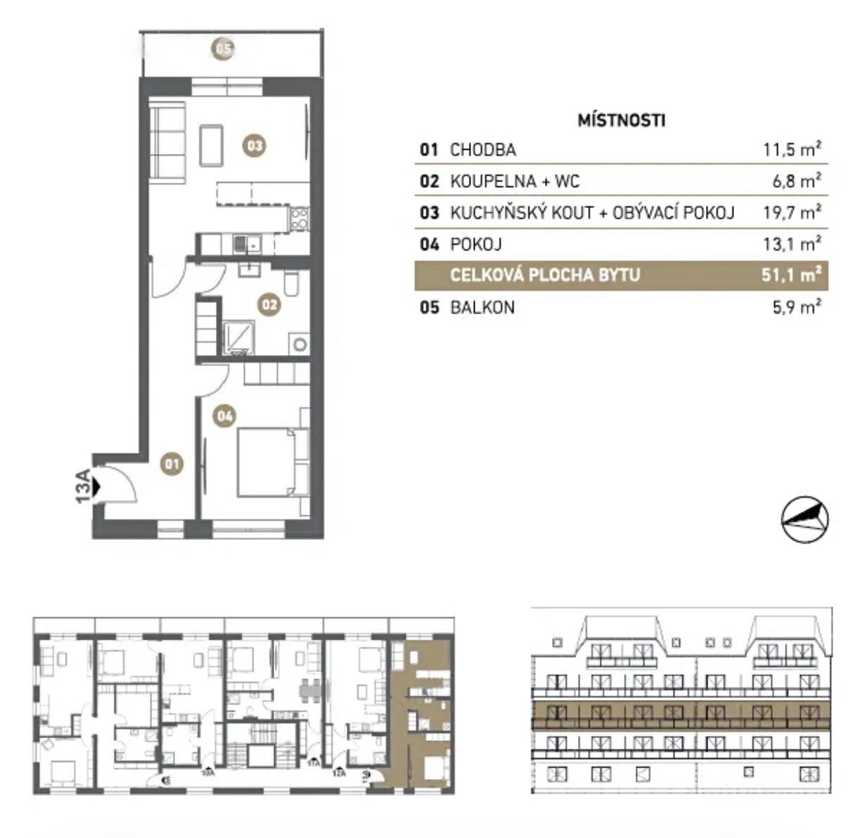 Wohnung 2+kk zum Kauf, 51 m² (18 von 18)