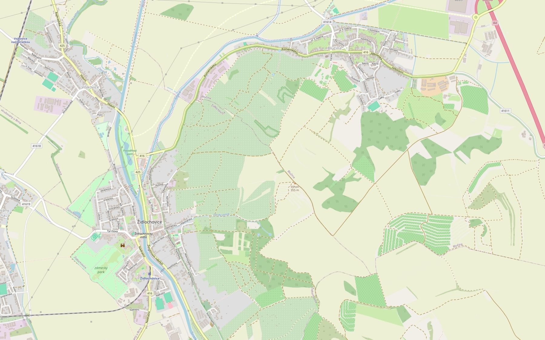 Prodej pozemku, Židlochovice – náhled fotky 3