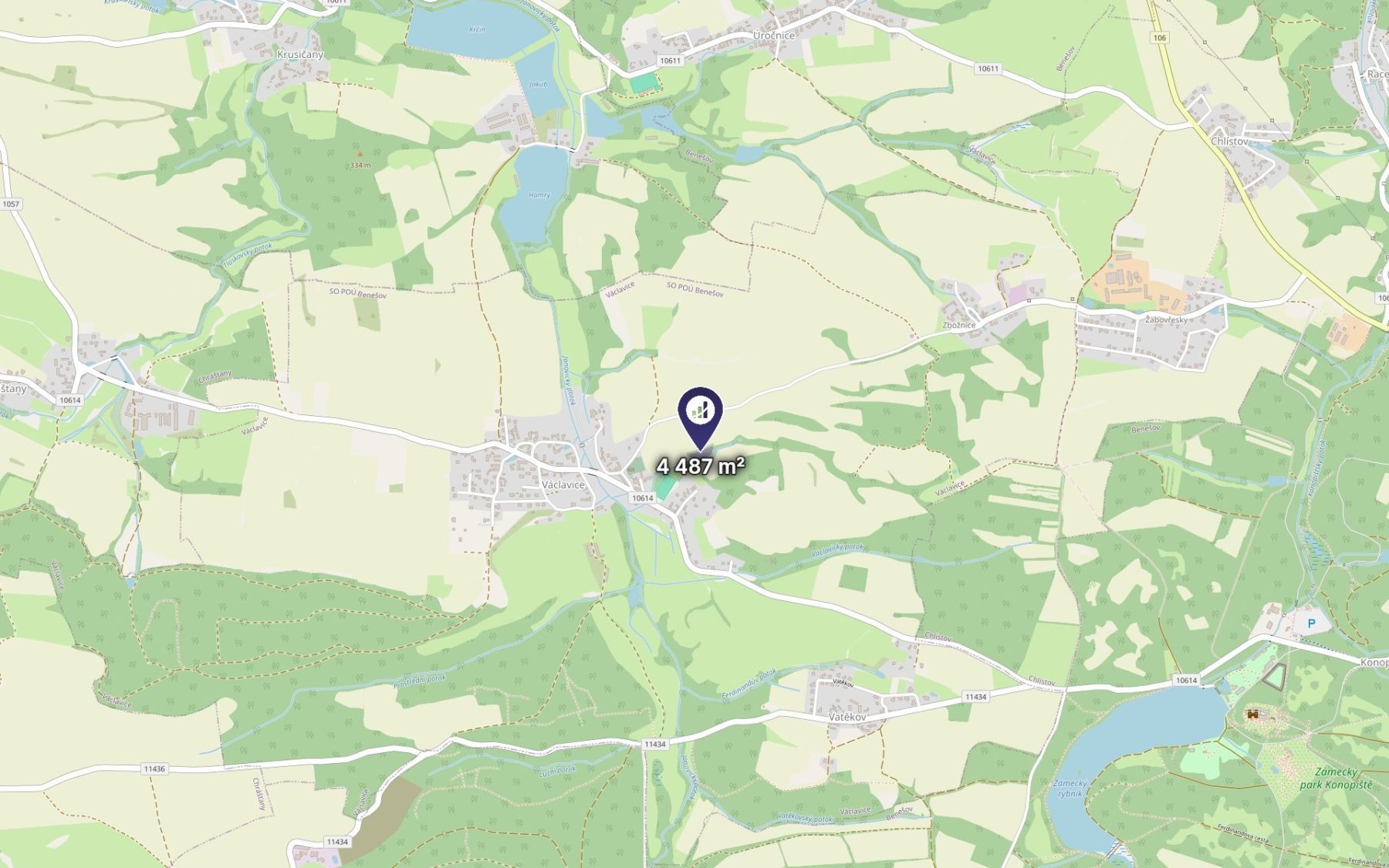 Prodej pozemku, Václavice – náhled fotky 3