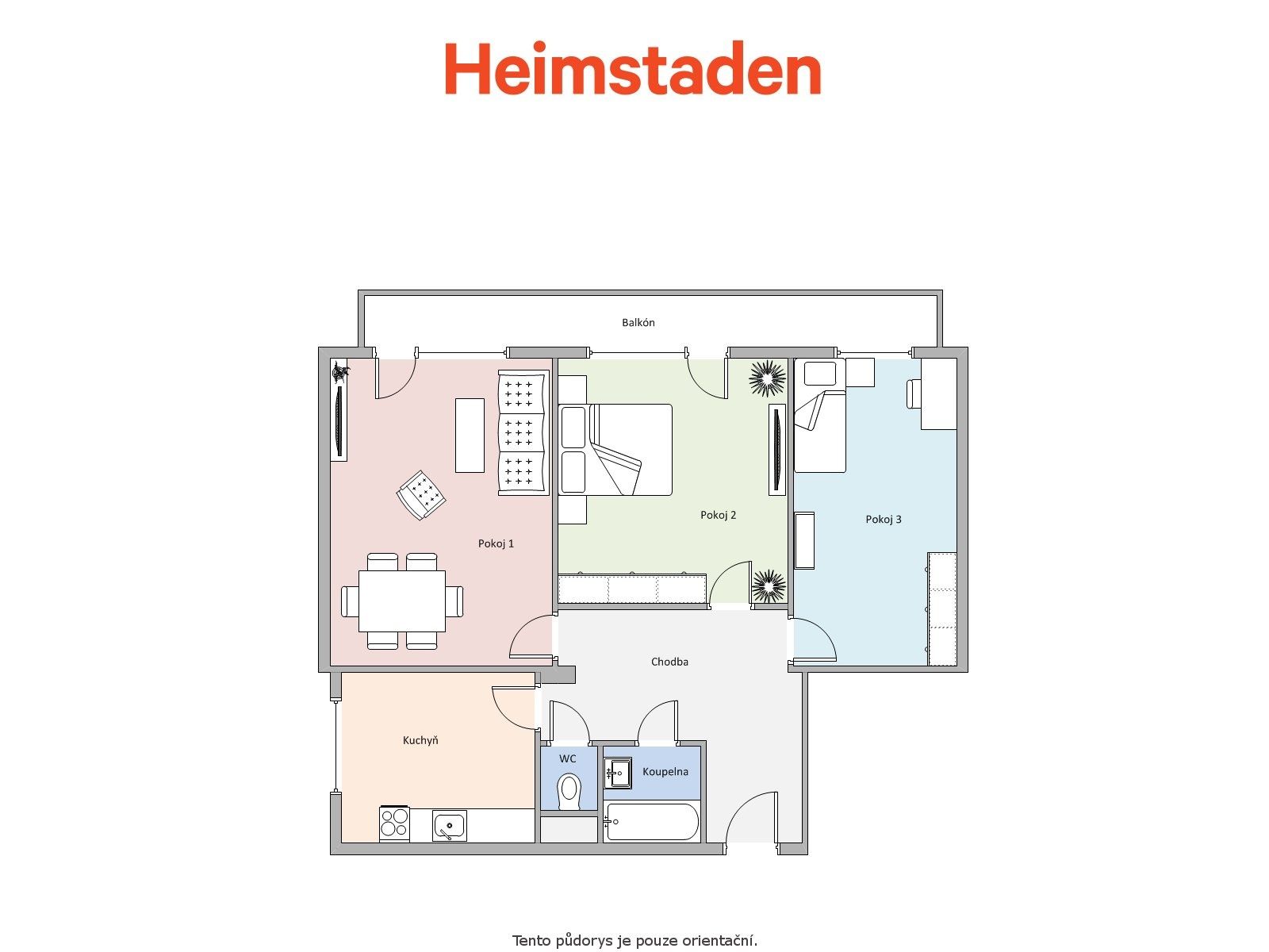 Wohnung 3+1 zur Miete, 66 m² (14 von 14)