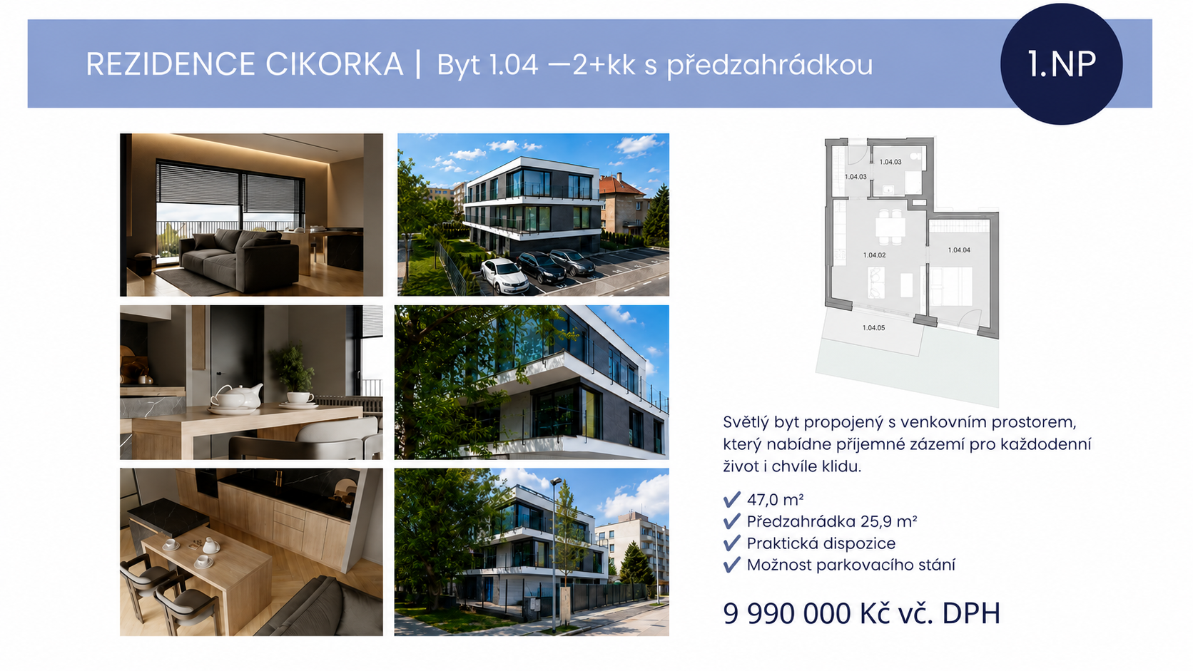Prodej bytu 2+kk 47 m², Praha – náhled fotky 2