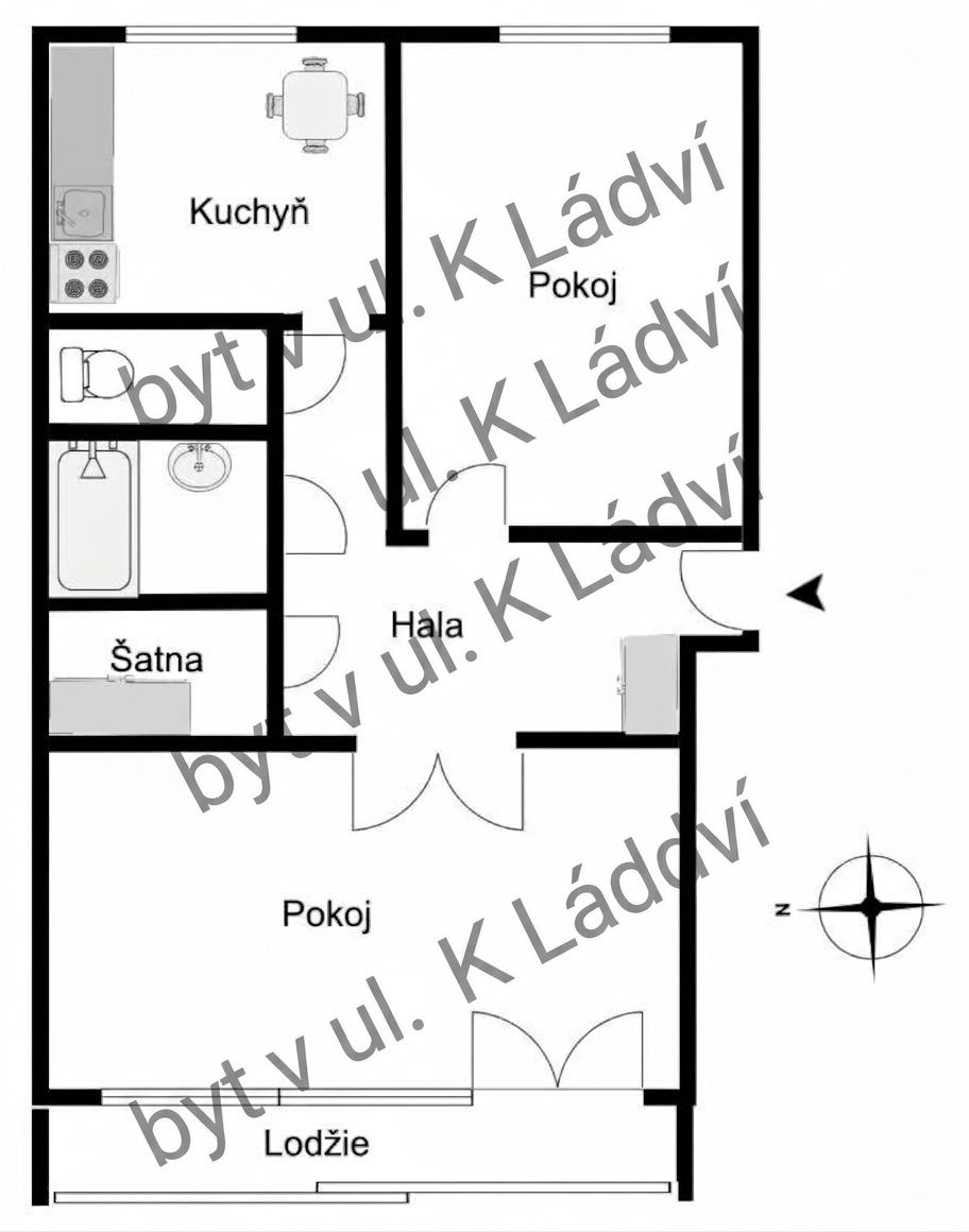 Pronájem bytu 2+1 70 m², Praha – náhled fotky 11