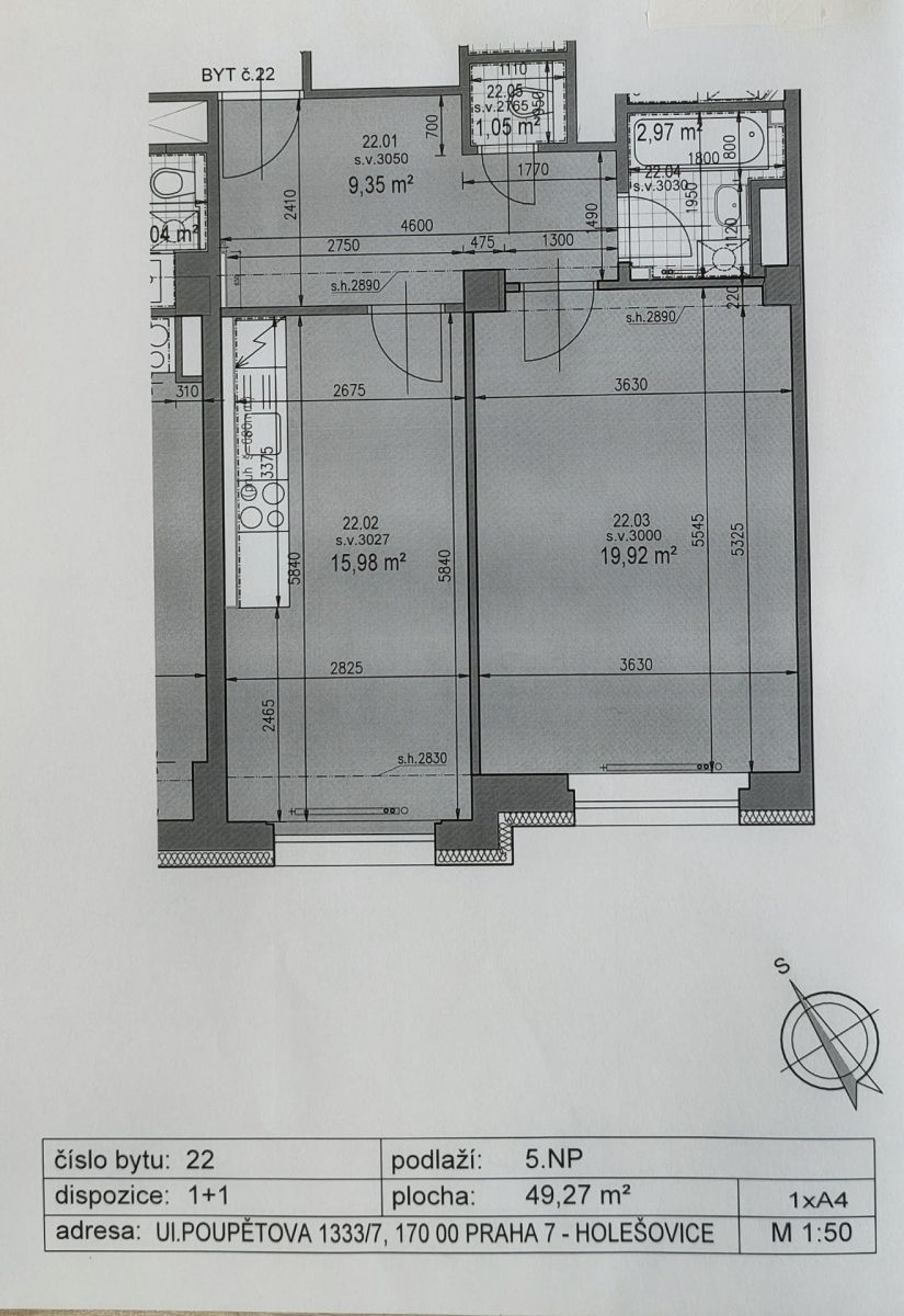 Pronájem bytu 1+1 49 m², Praha – náhled fotky 17