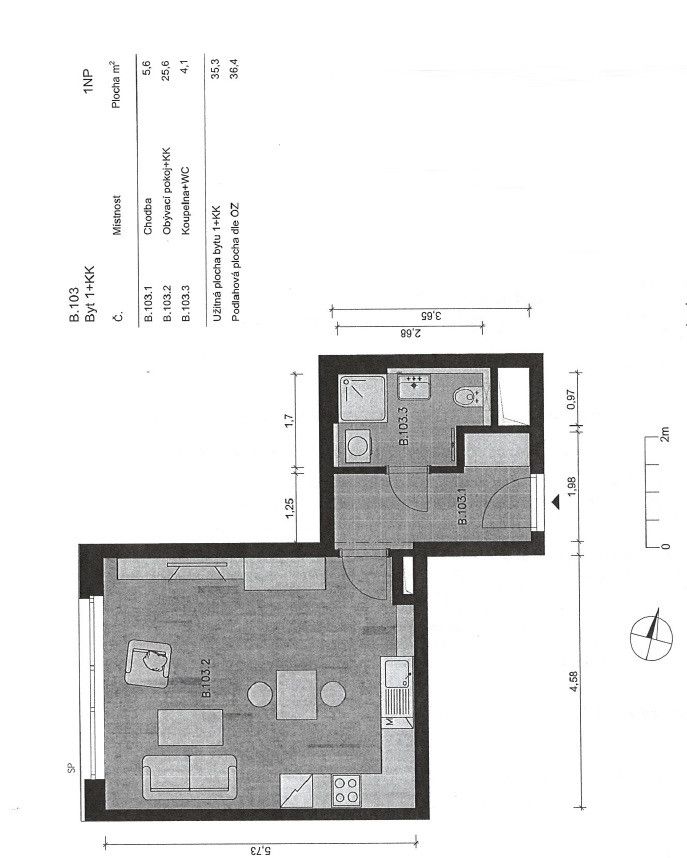 Prodej bytu 1+kk 37 m²
