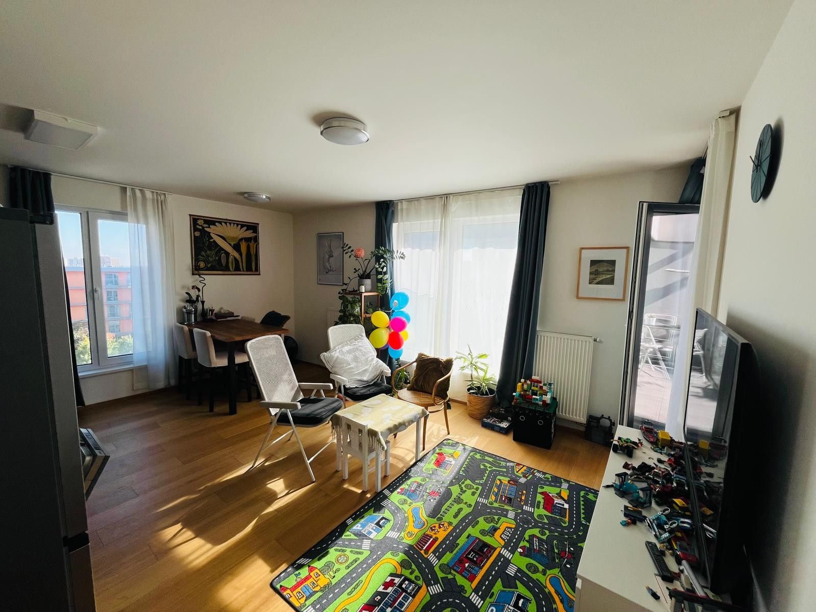 1-soban stan, 55 m²