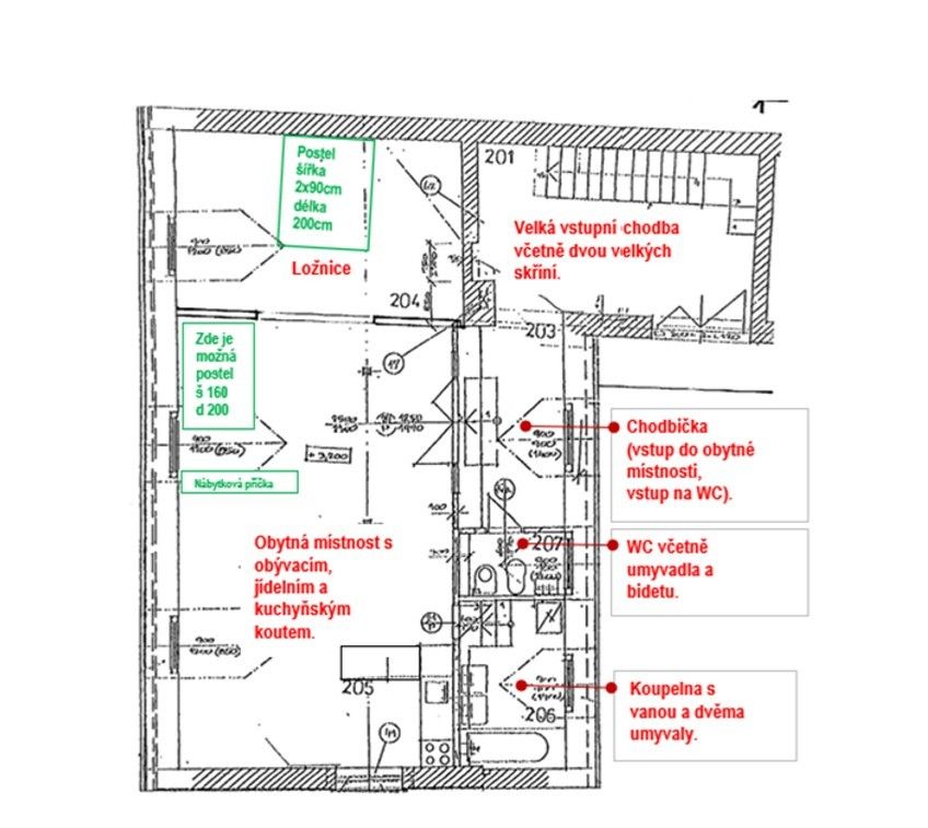 Pronájem bytu 2+kk 80 m², Praha – náhled fotky 11