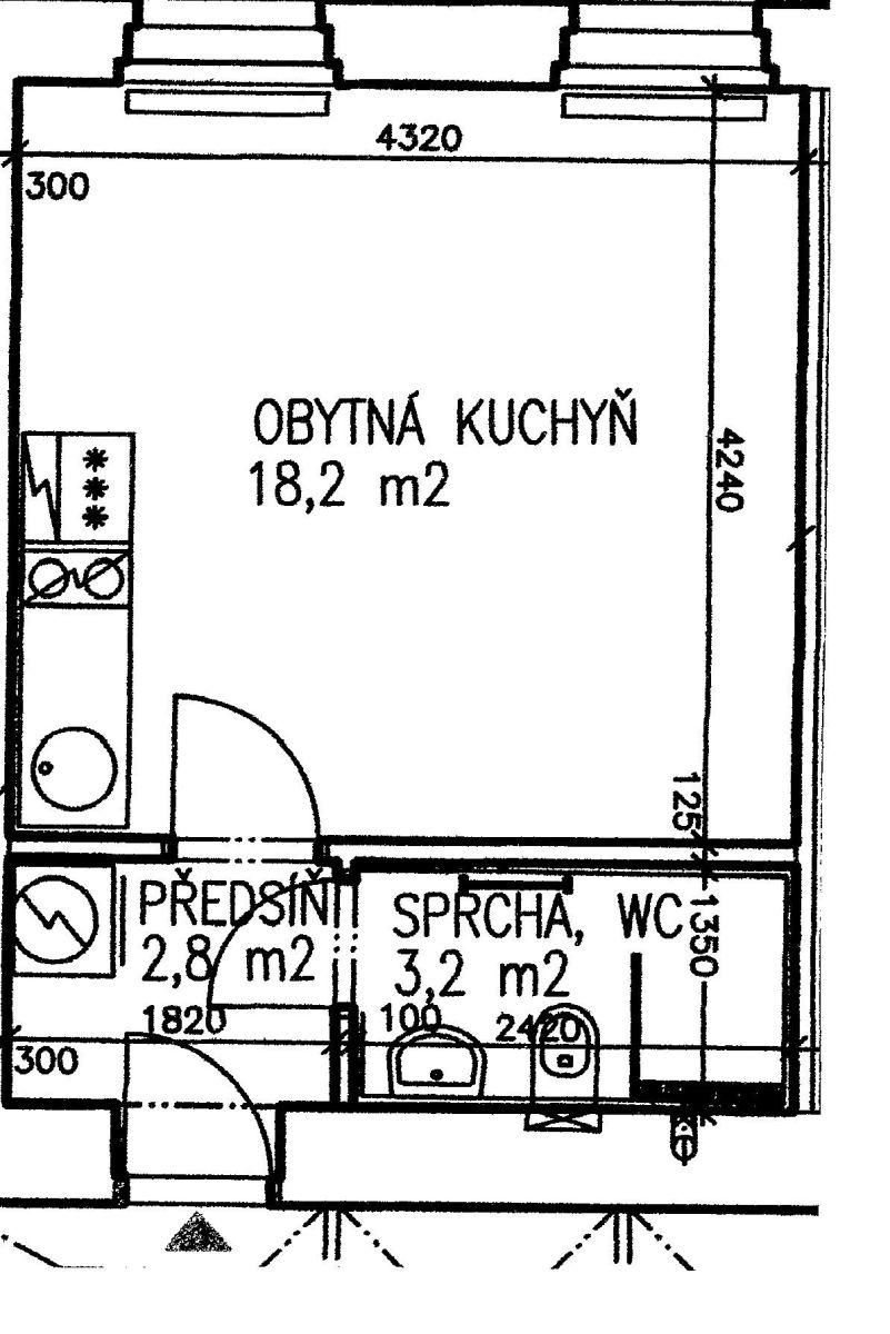 Pronájem bytu 1+kk 24 m², Praha – náhled fotky 2