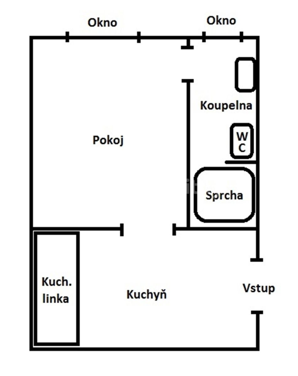 Pronájem bytu 1+1 28 m² — photo 3