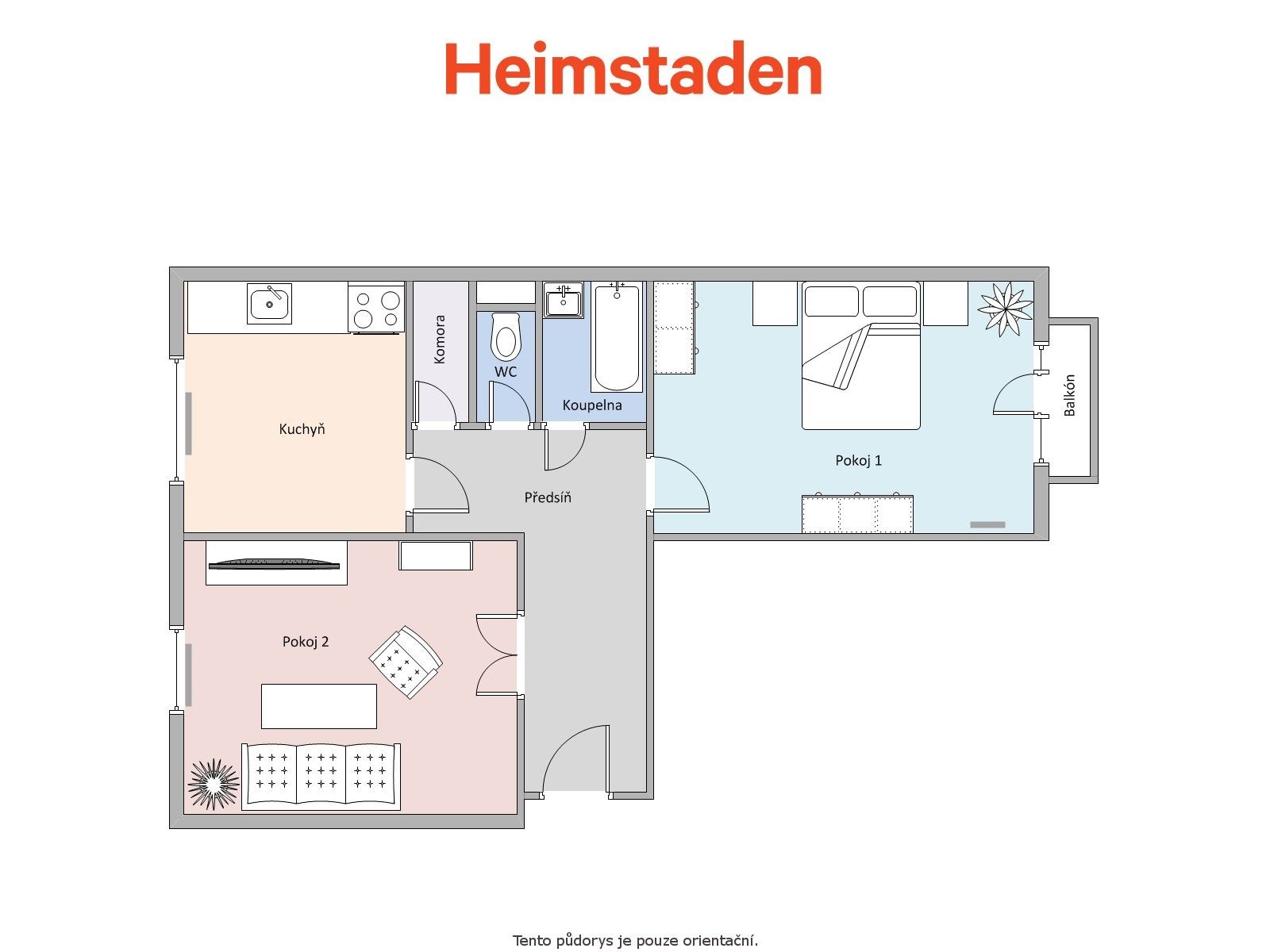 Pronájem bytu 2+1 56 m², Karviná – náhled fotky 8