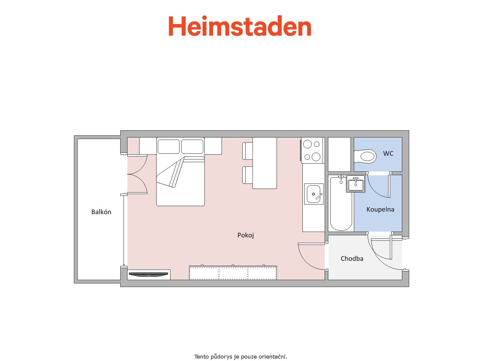 Pronájem bytu 1+kk 27 m², Frýdek-Místek – náhled fotky 7