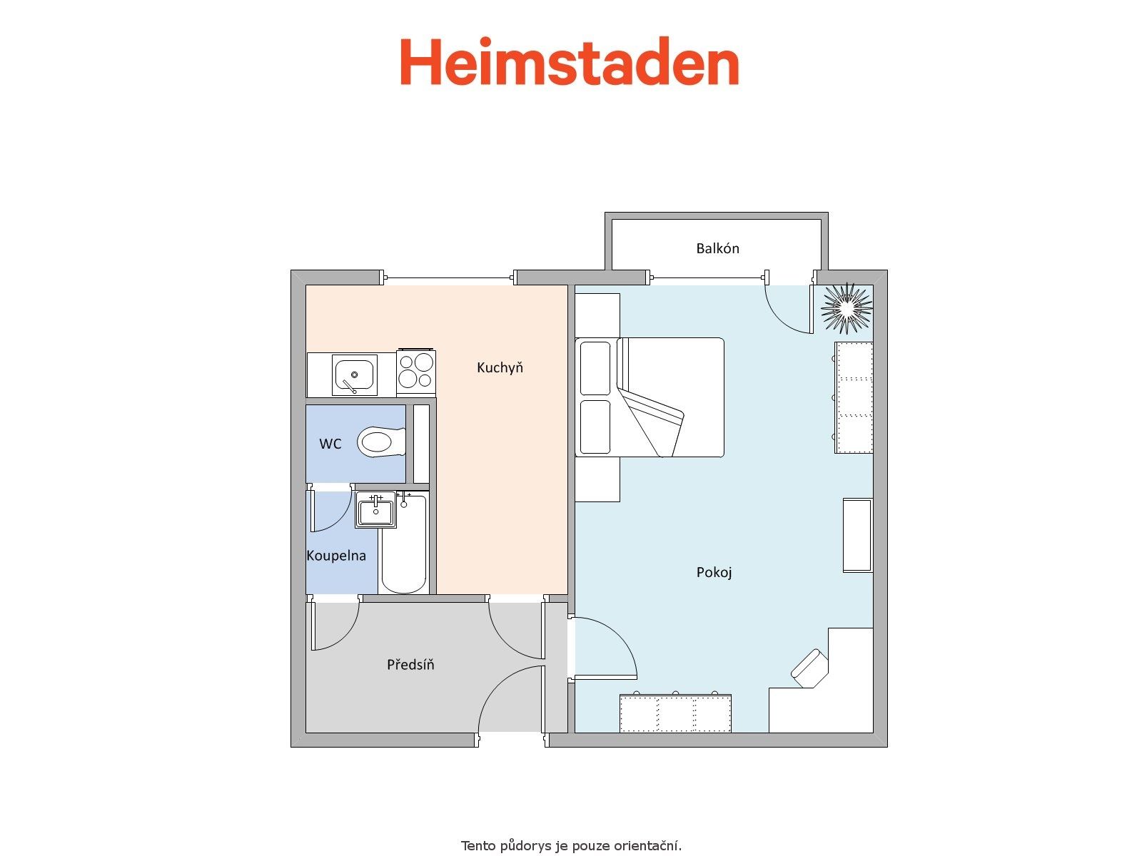 Pronájem bytu 1+1 38 m², Karviná – náhled fotky 8