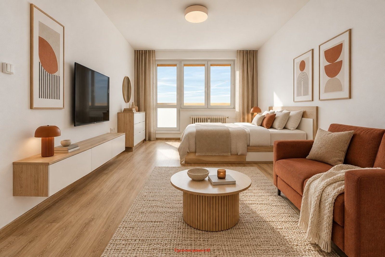 Pronájem bytu 1+1 38 m²