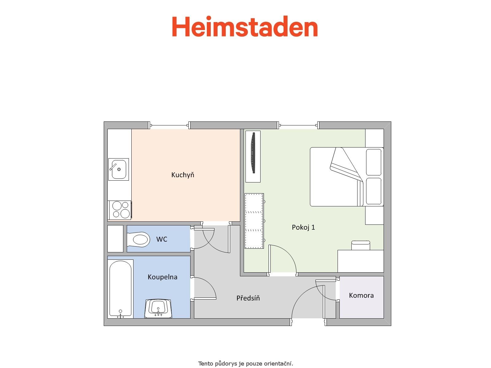 Pronájem bytu 1+1 37 m², Orlová – náhled fotky 10