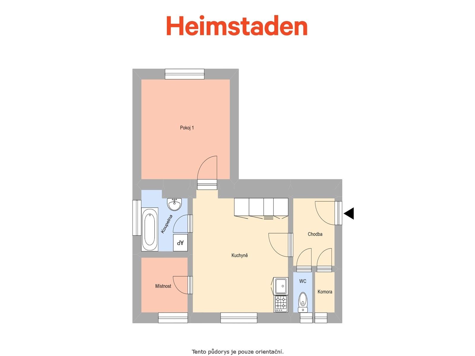 Pronájem bytu 1+1 56 m², Petřvald – náhled fotky 8