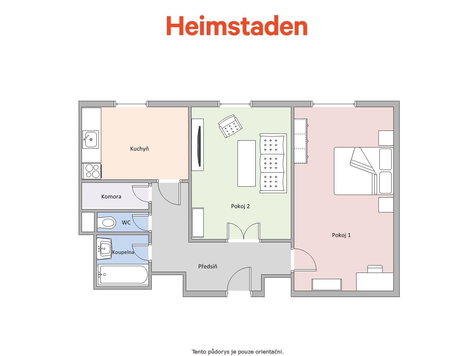 Wohnung 2+1 zur Miete, 56 m² (14 von 14)