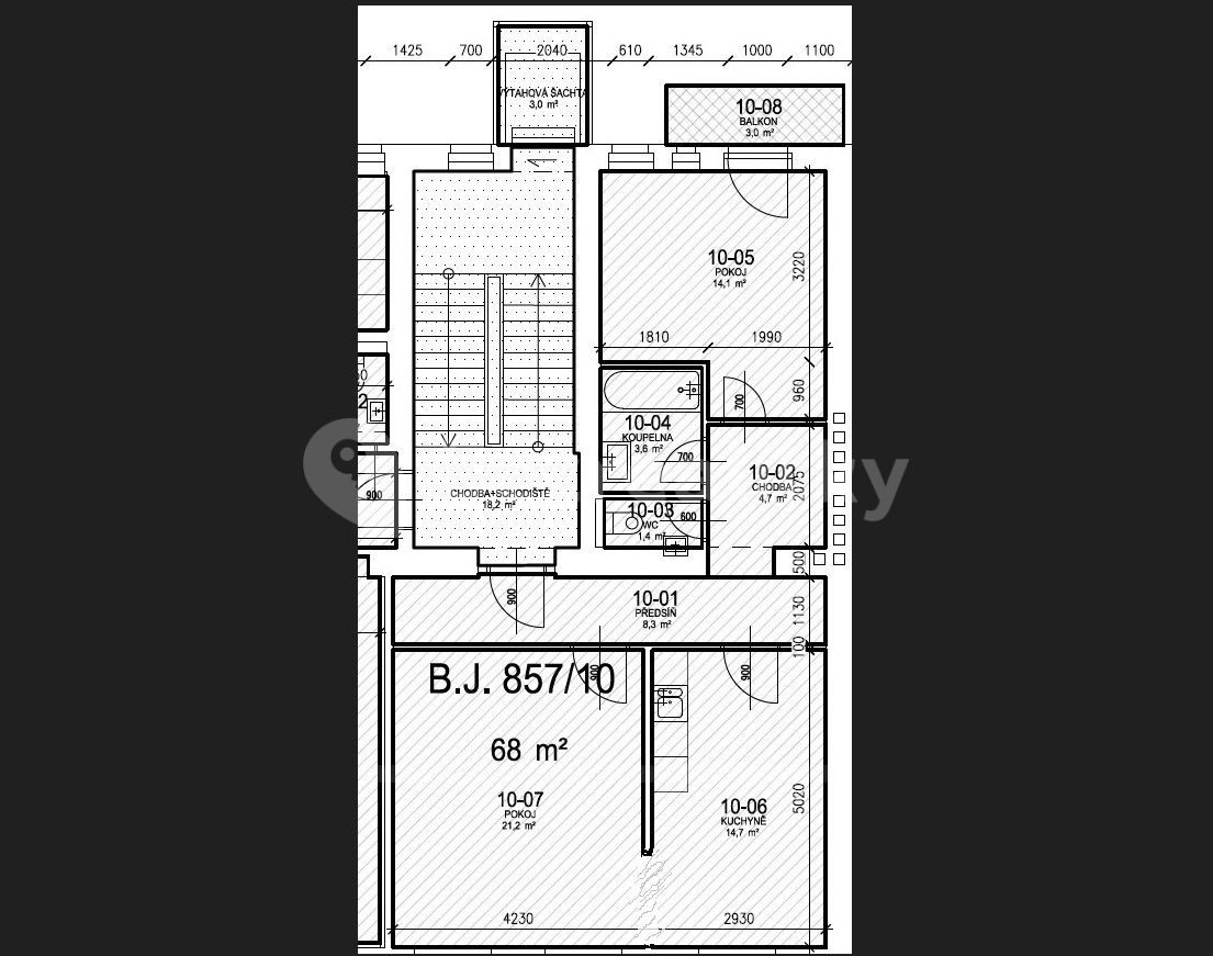 Pronájem bytu 2+1 68 m² — photo 2