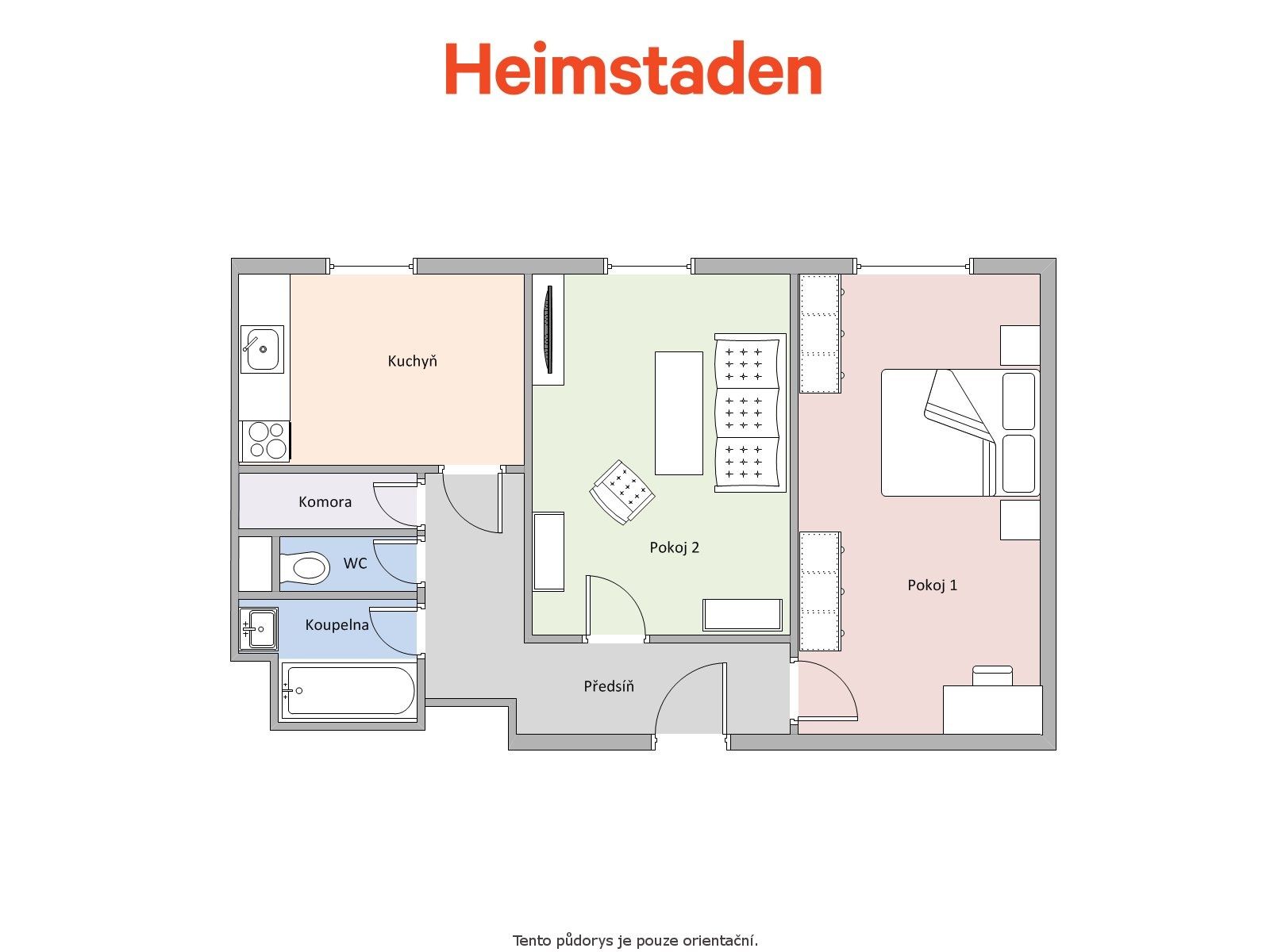Pronájem bytu 2+1 56 m², Karviná – náhled fotky 12