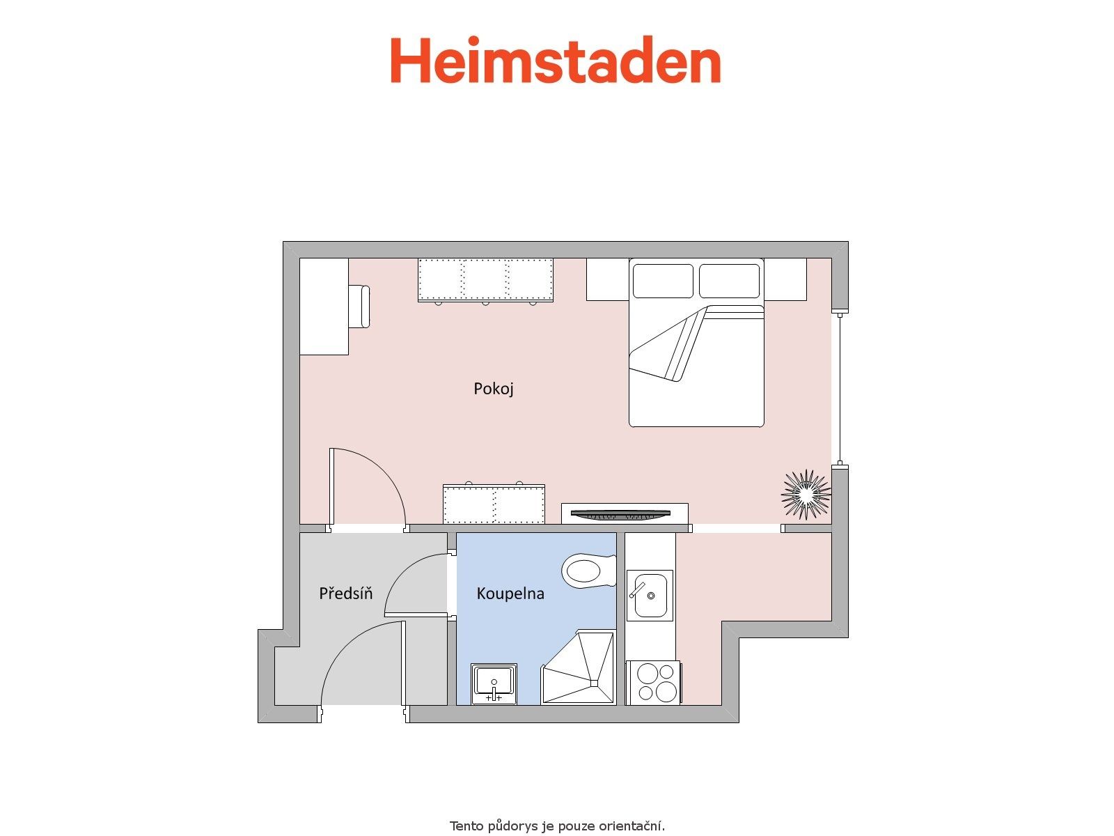 Pronájem bytu 1+kk 20 m², Havířov – náhled fotky 8