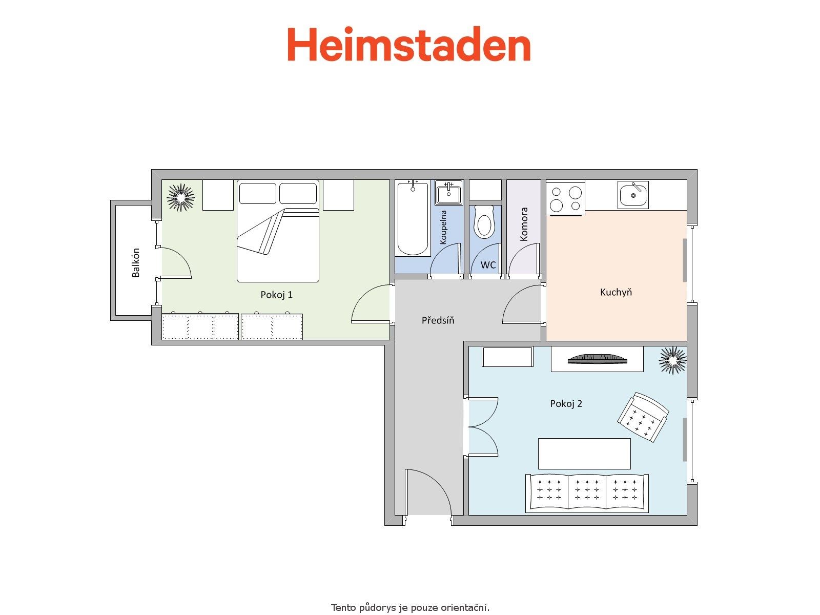 Pronájem bytu 2+1 55 m², Karviná – náhled fotky 12