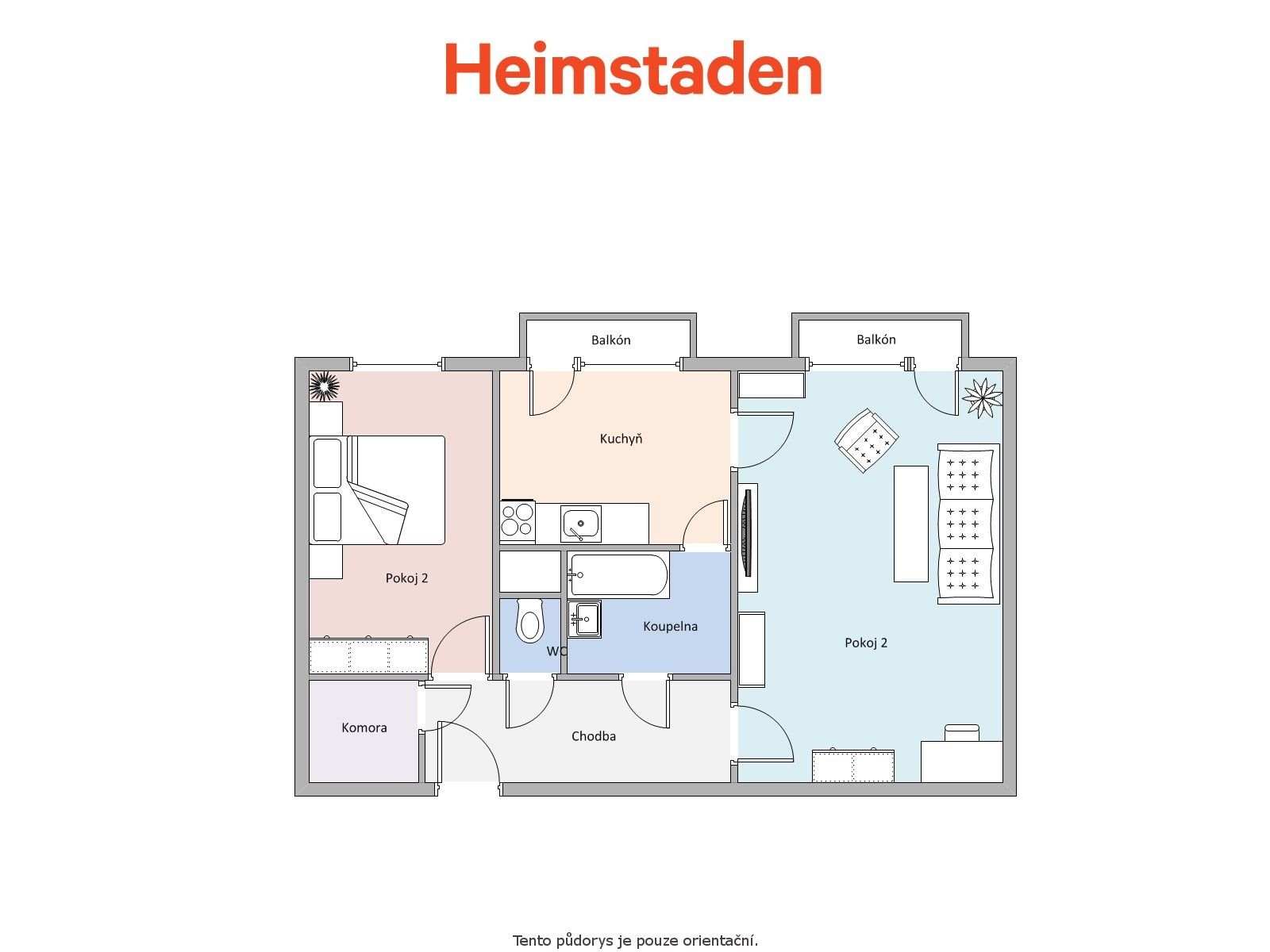 Pronájem bytu 2+1 57 m², Frýdek-Místek – náhled fotky 7