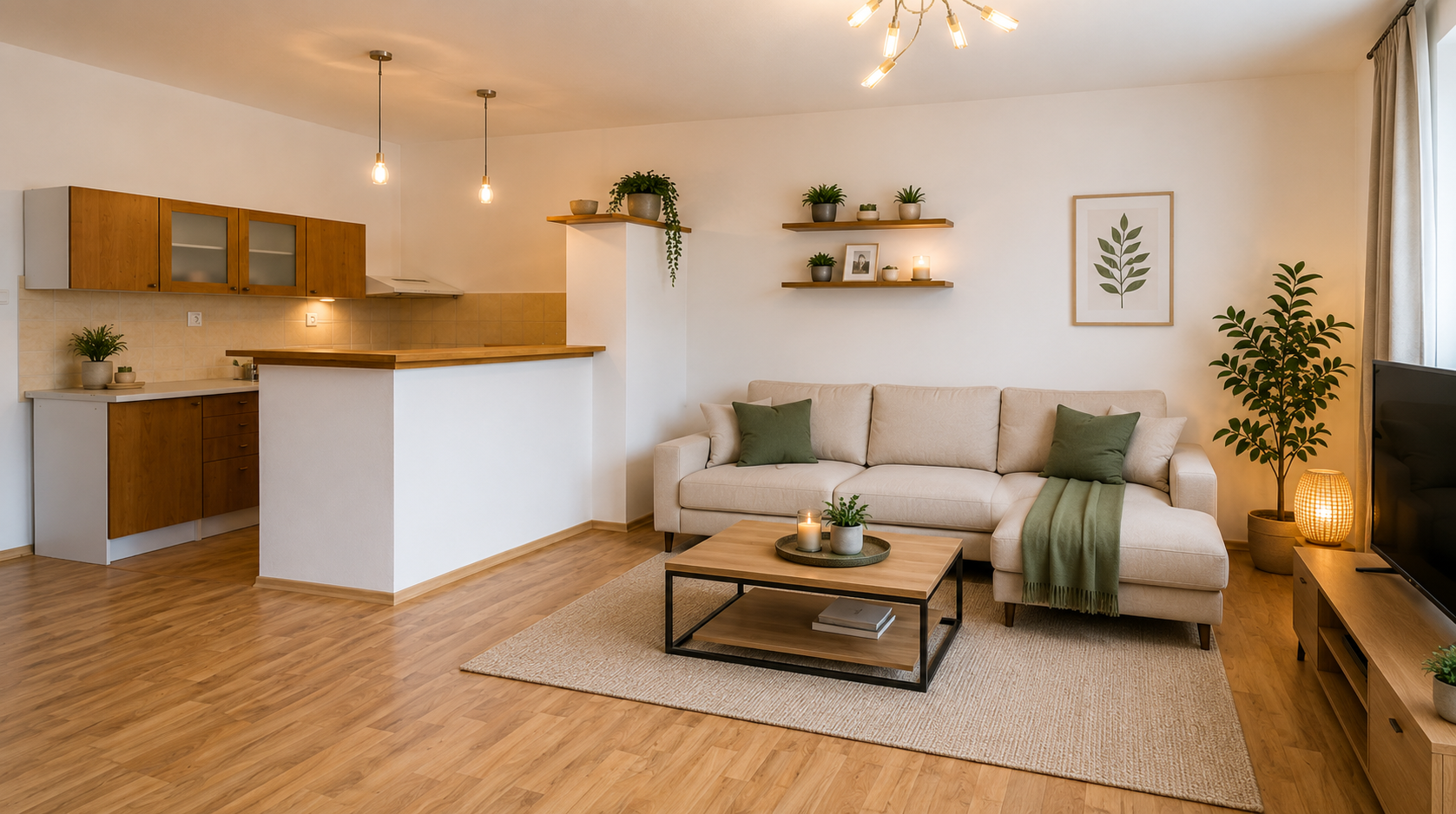Pronájem bytu 2+kk 40 m²
