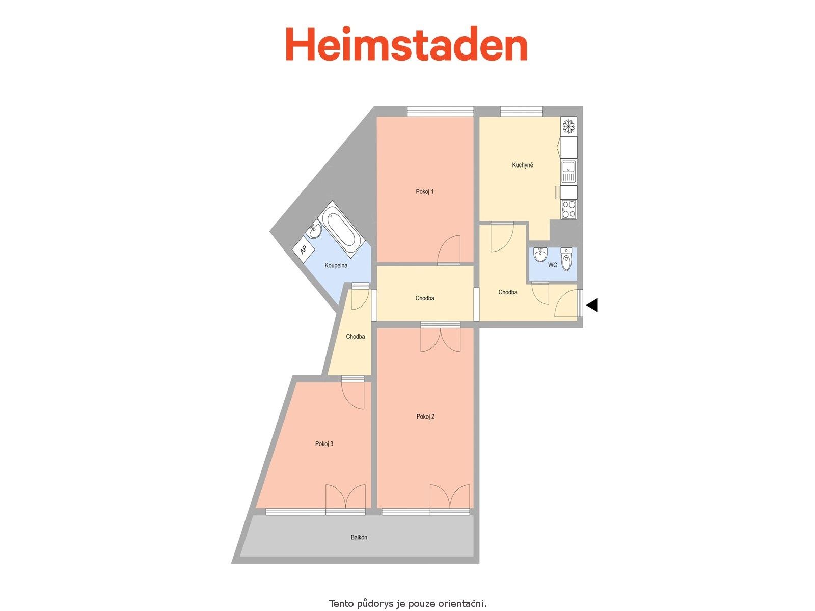 Pronájem bytu 3+1 83 m², Frýdek-Místek – náhled fotky 8
