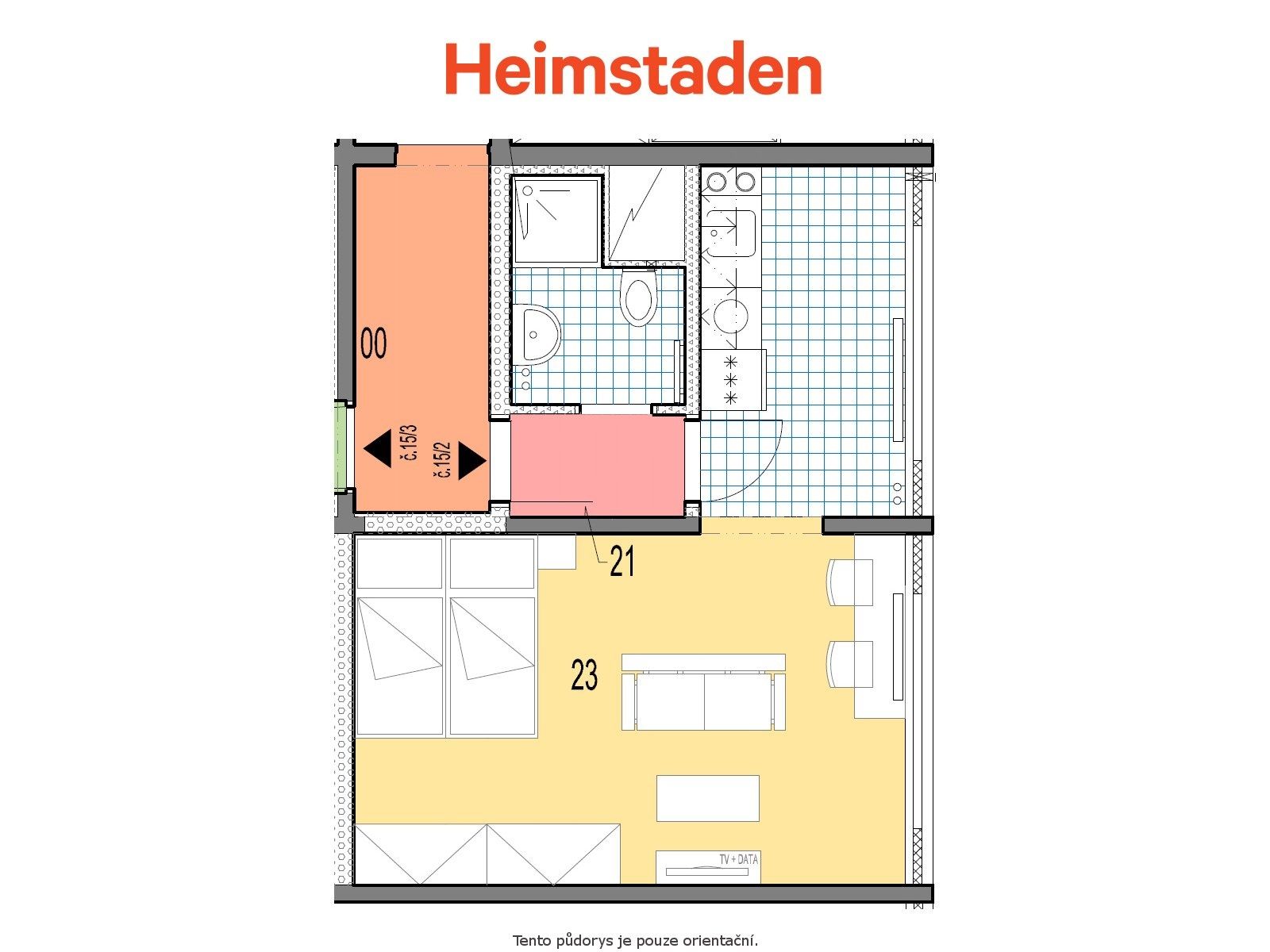 Pronájem bytu 1+kk 35 m², Karviná – náhled fotky 8