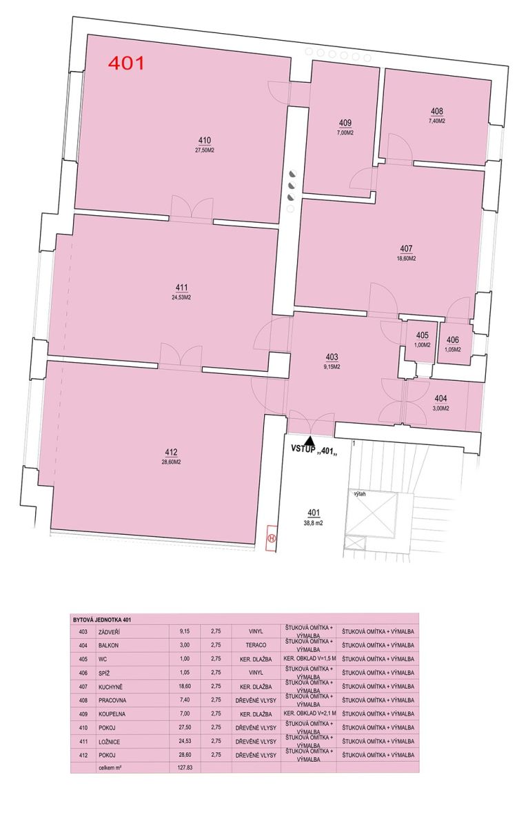 Pronájem bytu 4+1 138 m², Brno – náhled fotky 4