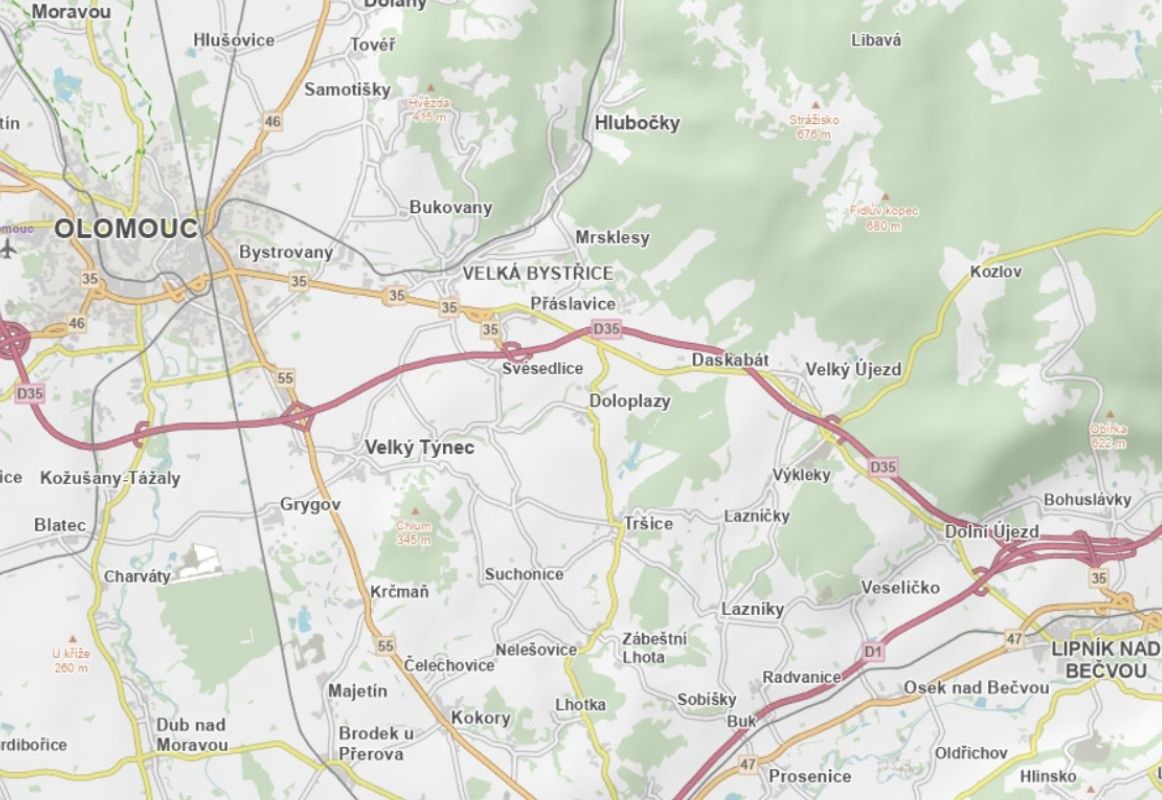 Prodej pozemku, Velký Újezd – náhled fotky 3